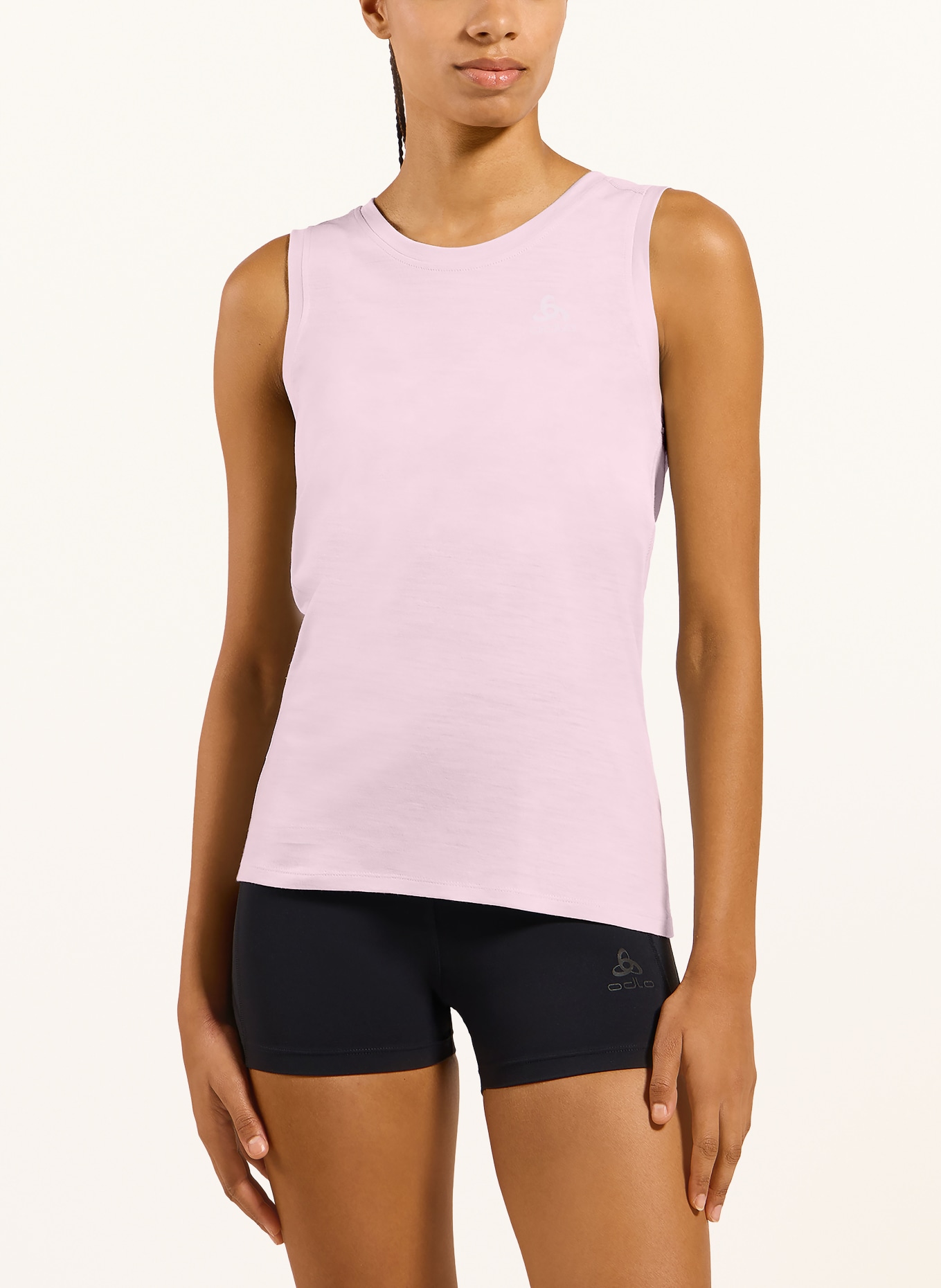 odlo Functional underwear top NATURAL MERINO 160 made of merino wool: PINK