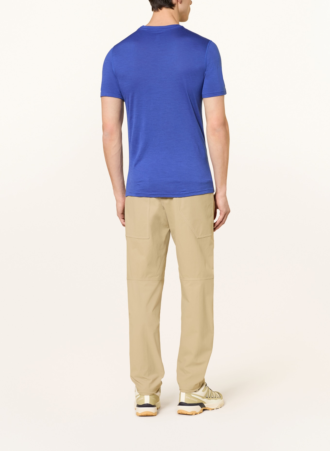 odlo Functional underwear shirt NATURAL MERINO 160 made of merino wool: BLUE