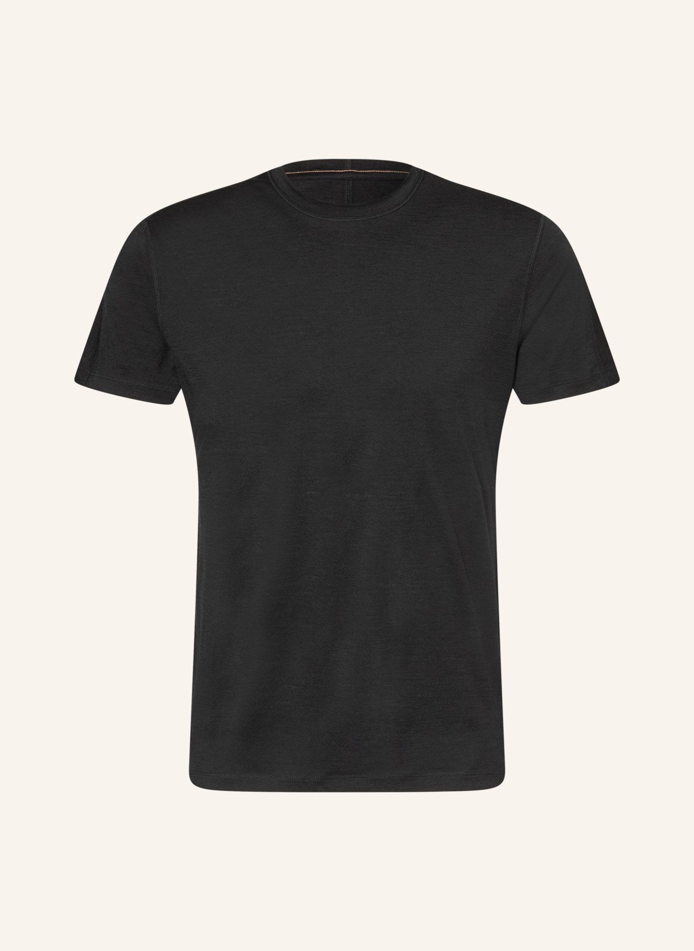 icebreaker T-Shirt MERINOFINE™ ACE aus Merinowolle: SCHWARZ