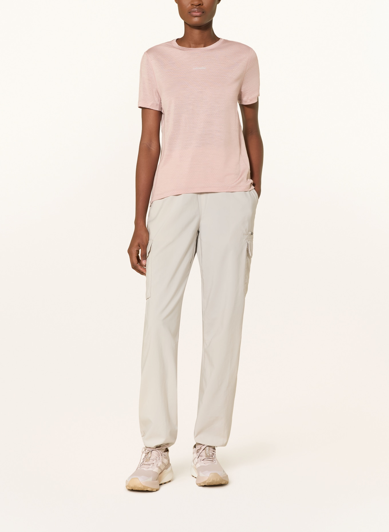 icebreaker Tričko 125 COOL-LITE™ SPEED s merino vlnou: RŮŽOVÁ