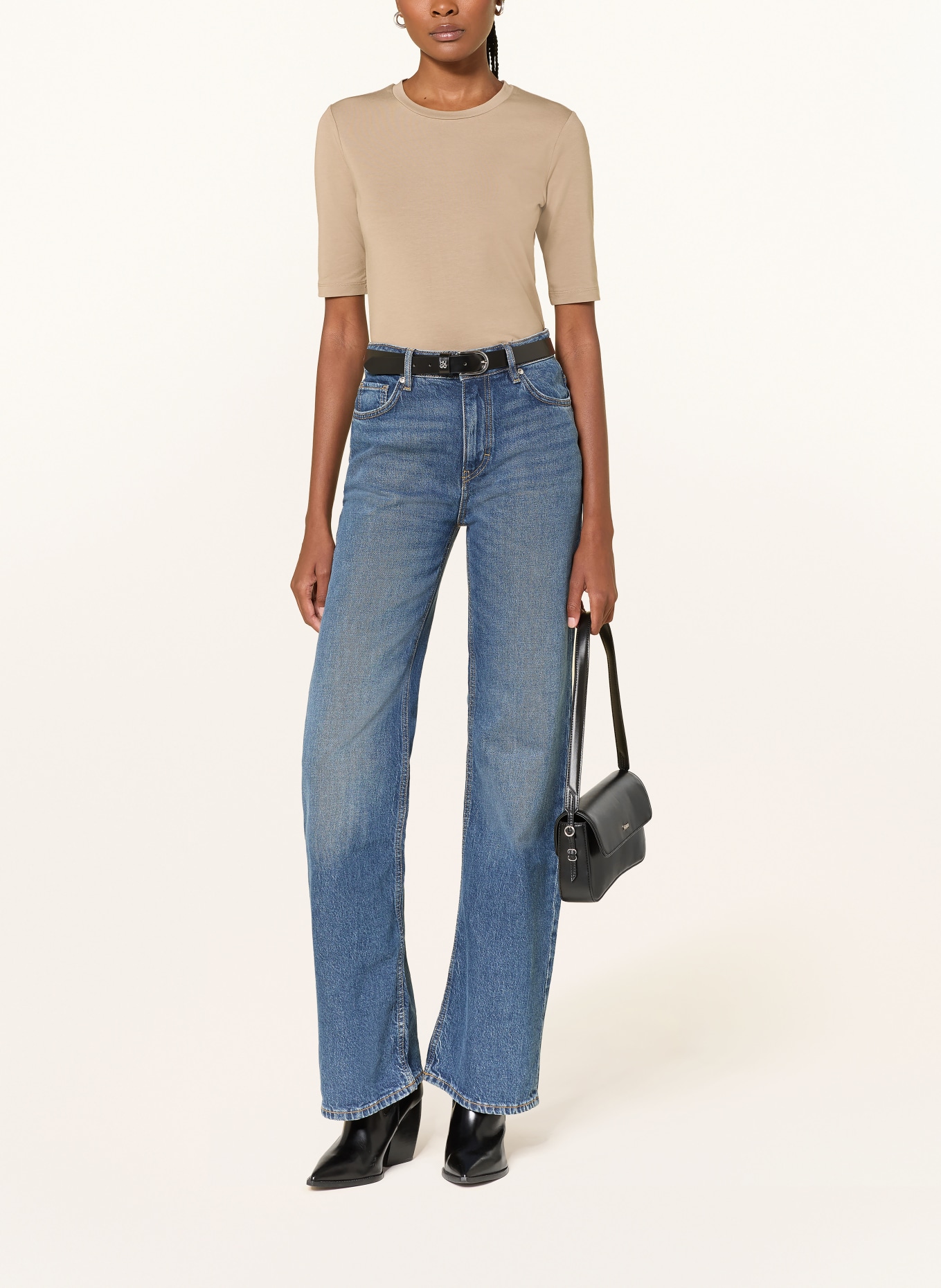 HUGO T-shirt DARNELIA: BEIGE