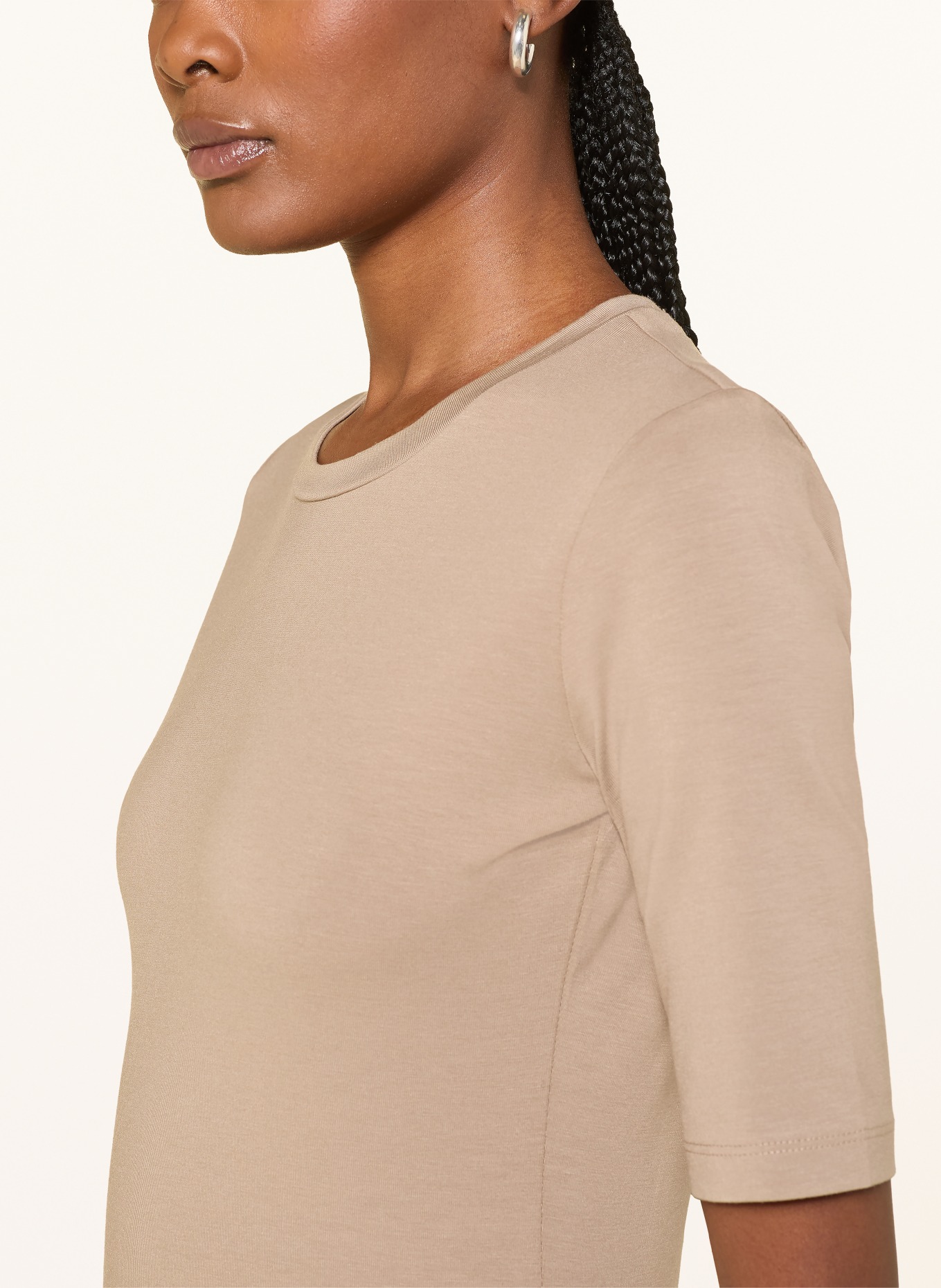 HUGO T-shirt DARNELIA: BEIGE