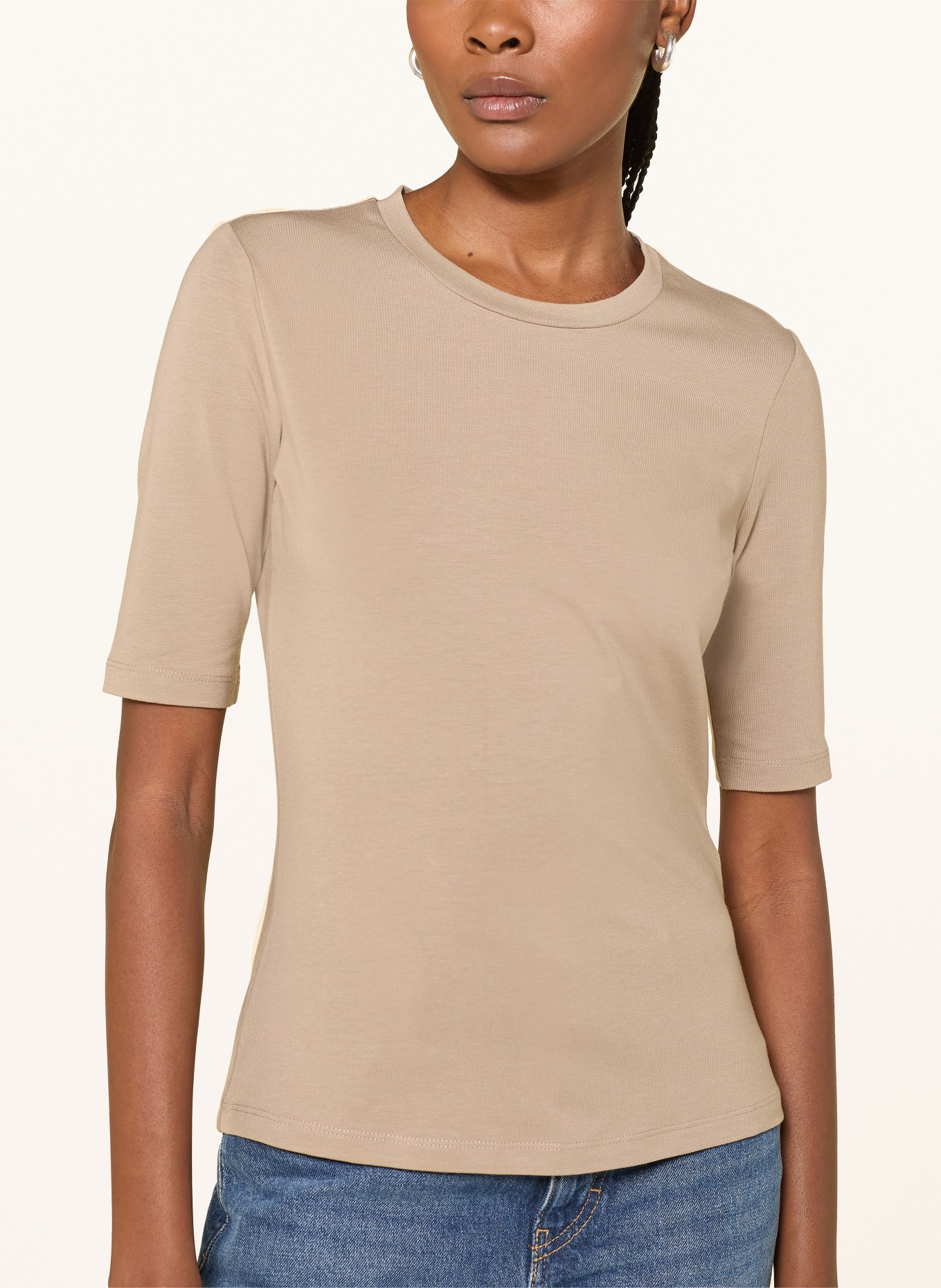 HUGO T-shirt DARNELIA: BEIGE