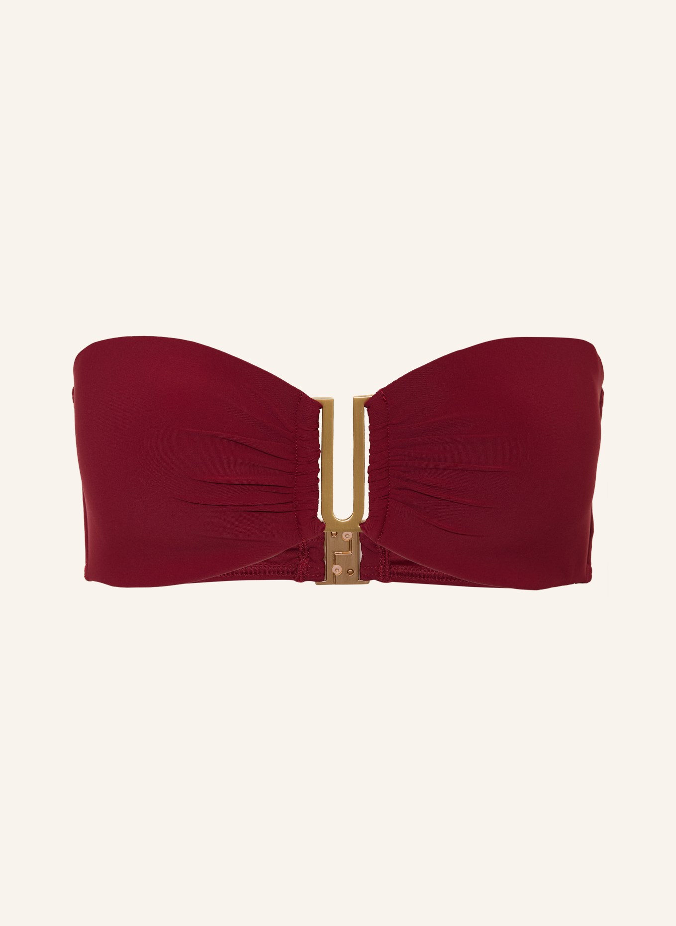 JETS Australia Bandeau-Bikini-Top JETSET: DUNKELROT