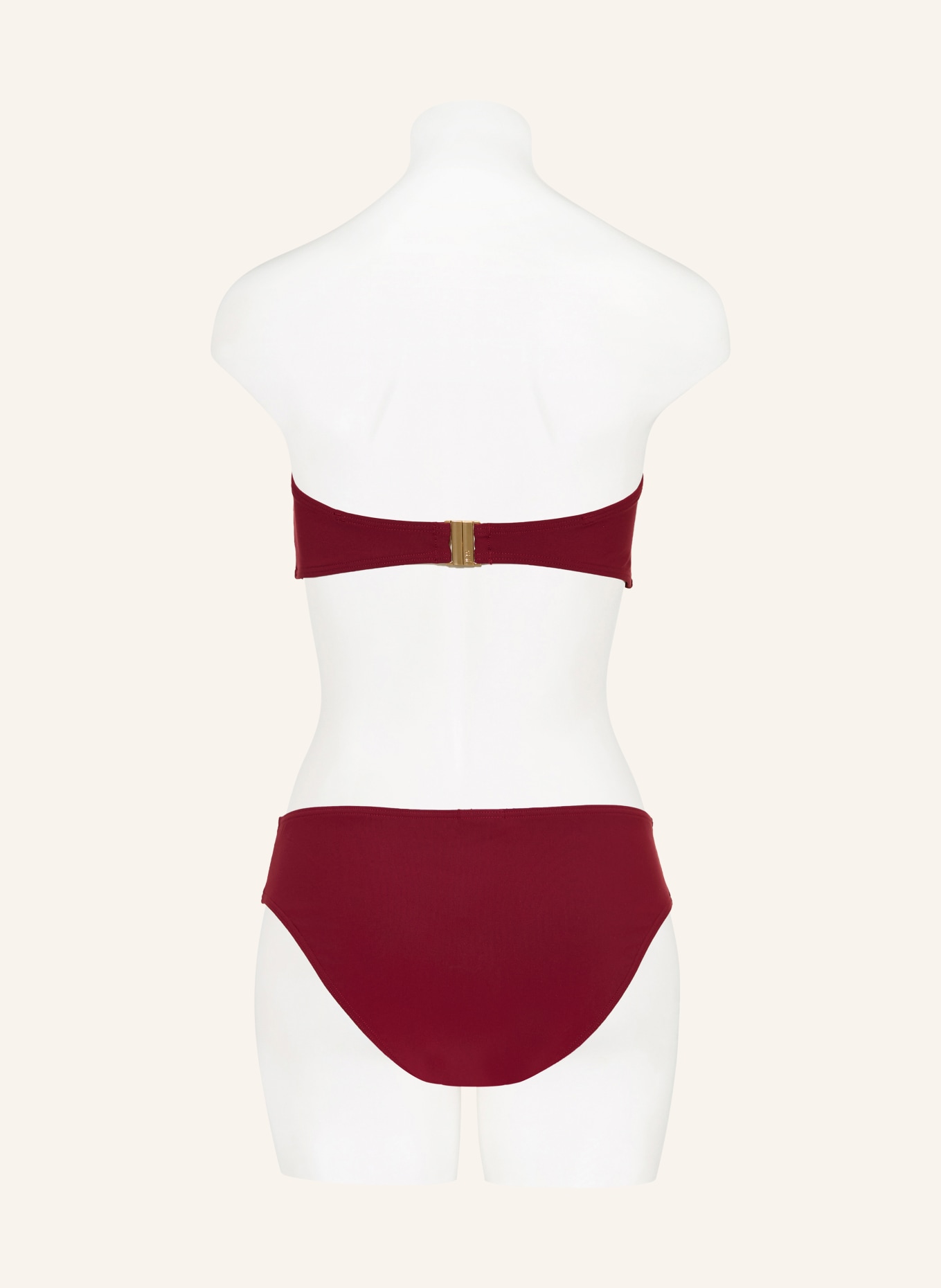 JETS Australia Bandeau-Bikini-Top JETSET: DUNKELROT