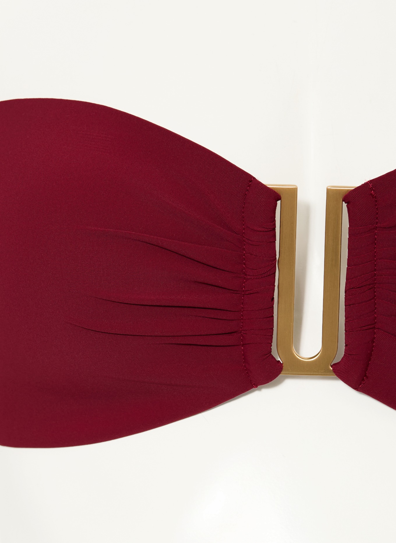 JETS Australia Bandeau-Bikini-Top JETSET: DUNKELROT