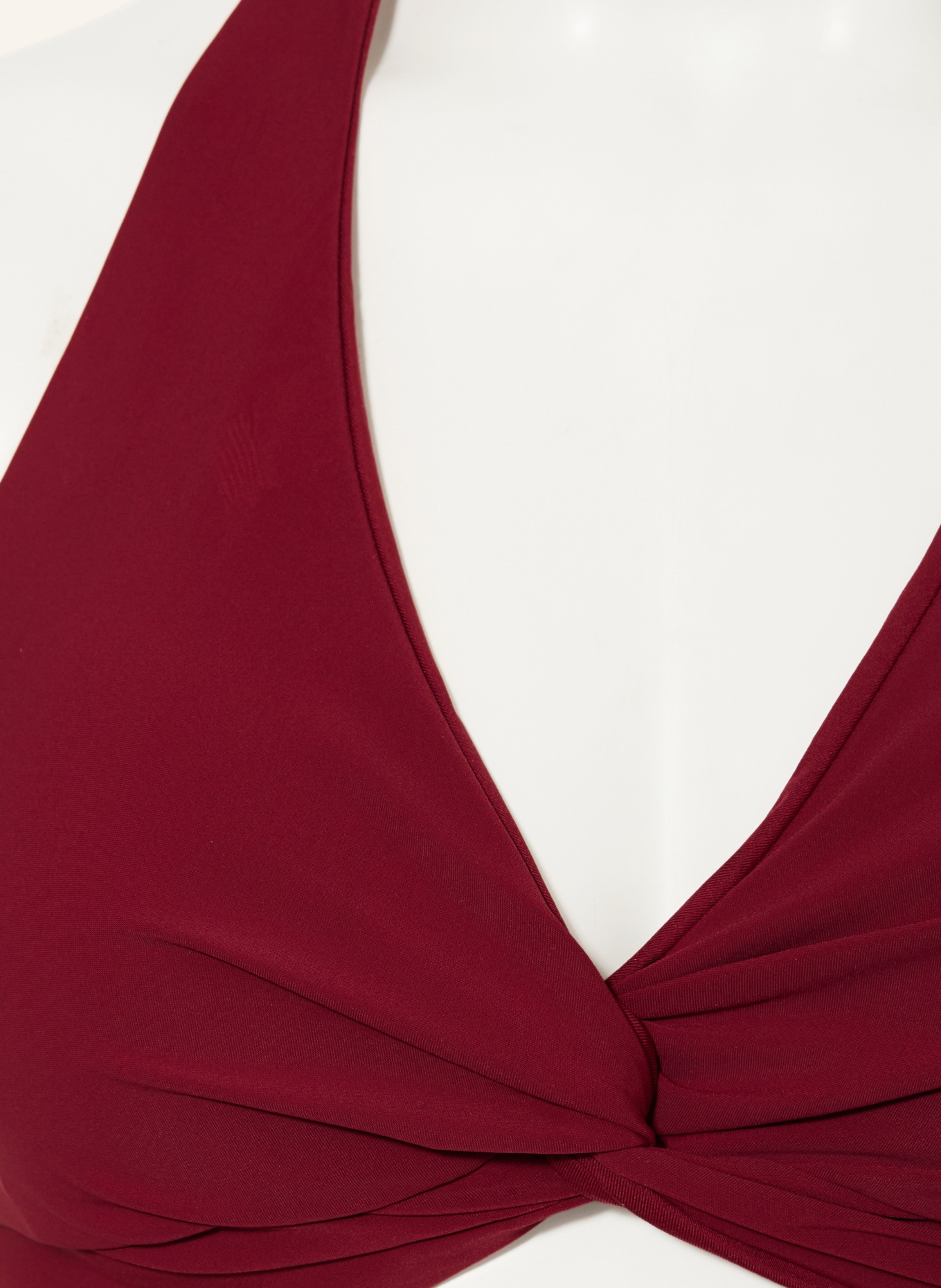 JETS Australia Neckholder-Bikini-Top JETSET: DUNKELROT