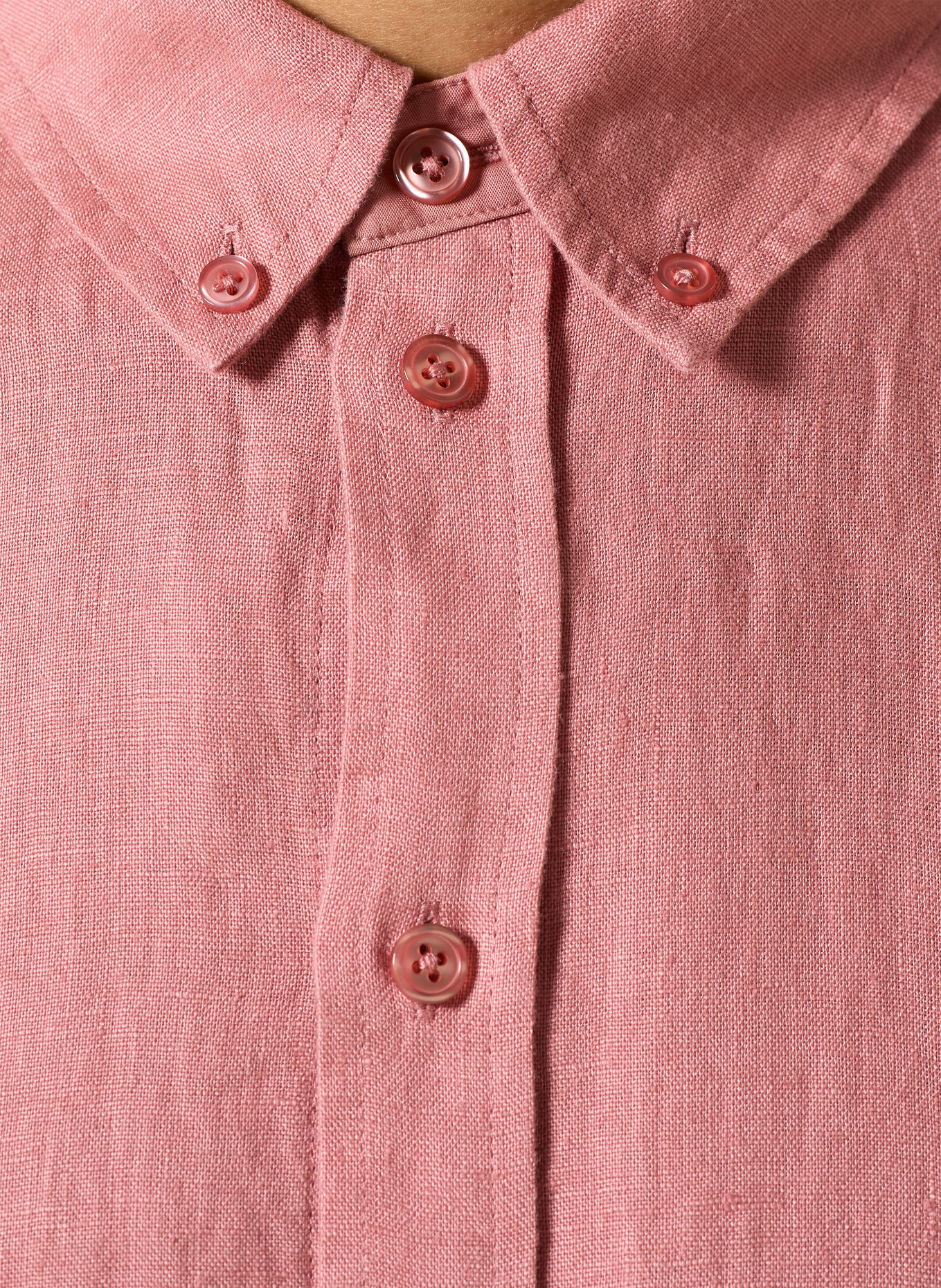 MOS MOSH Gallery Leinenhemd MMGTHEO Regular Fit: HELLROT