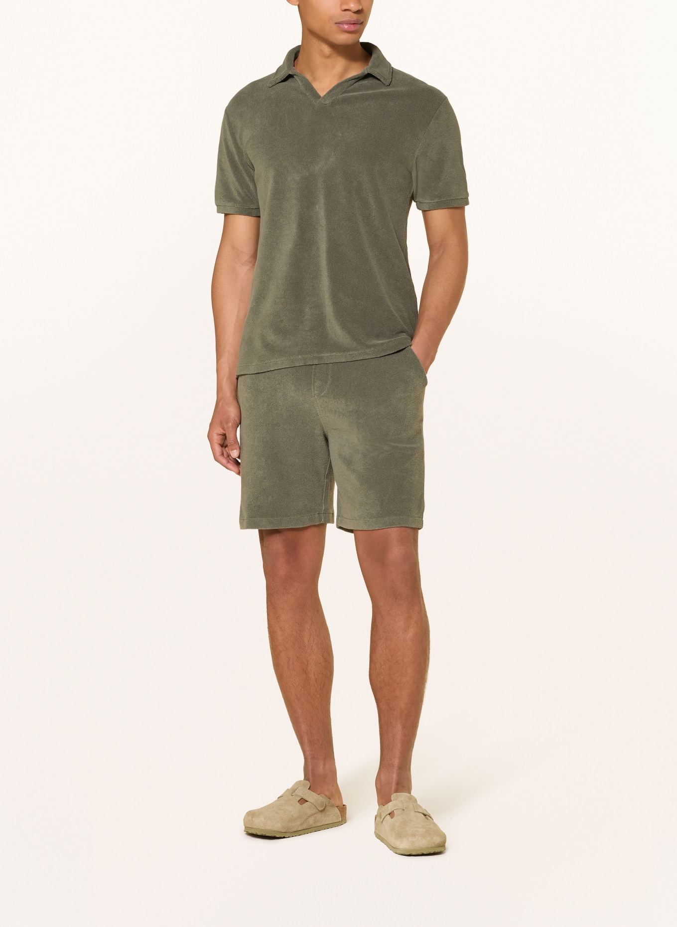 Juvia Frotté-shorts DAMEON: GRØN