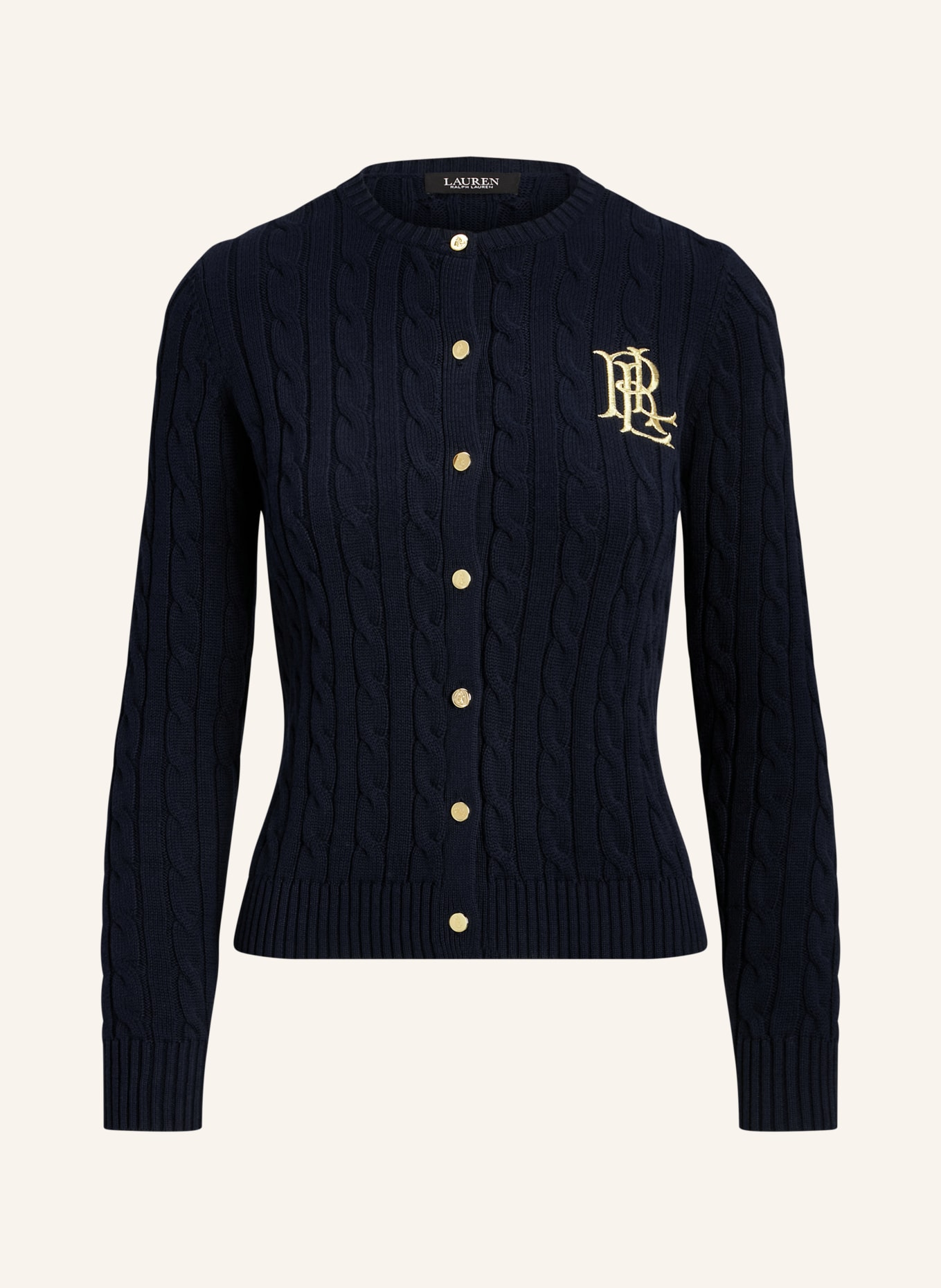 LAUREN RALPH LAUREN breiwerk: DONKERBLAUW
