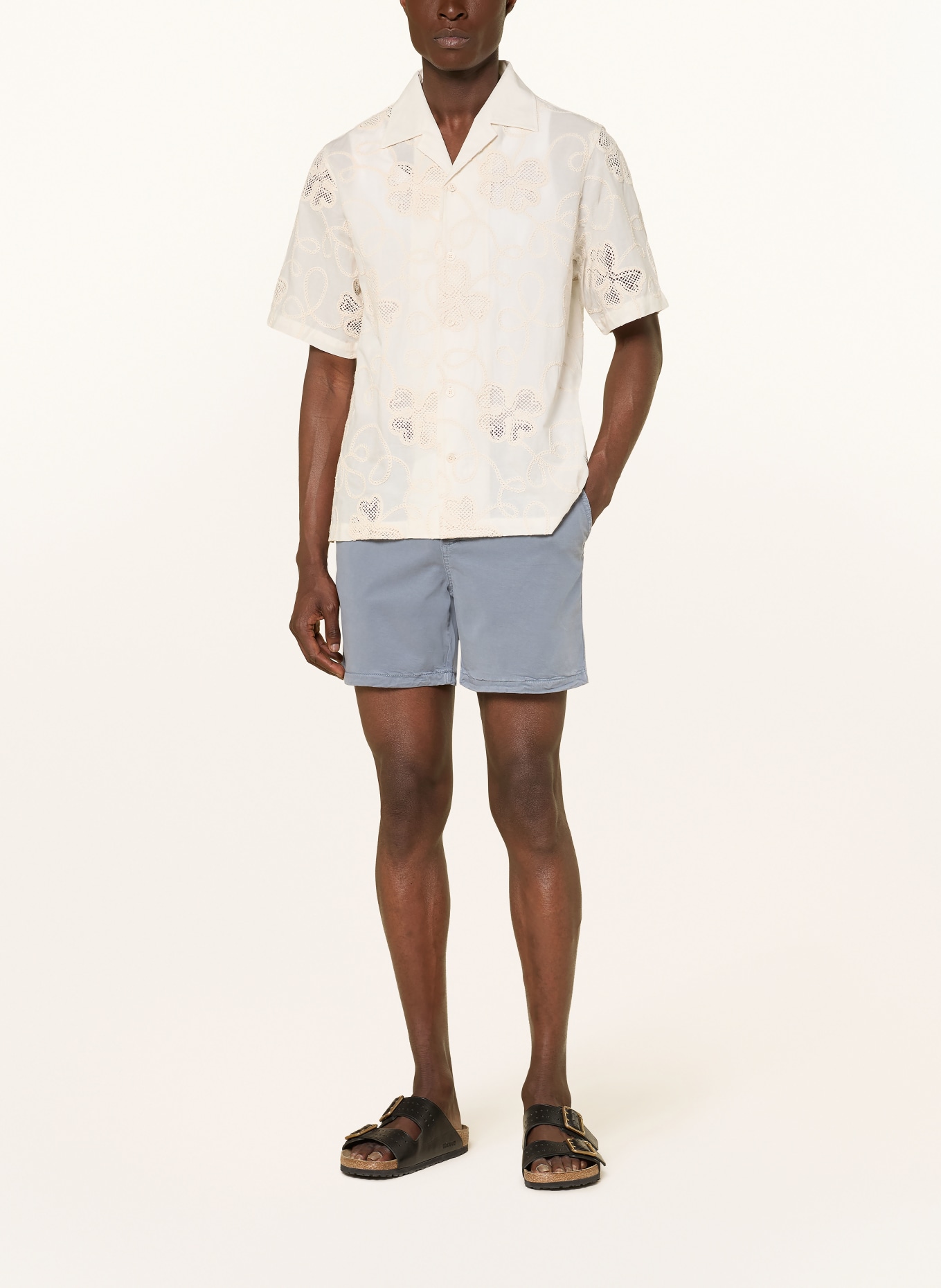 NN.07 Shorts GREGOR: BLAUGRAU