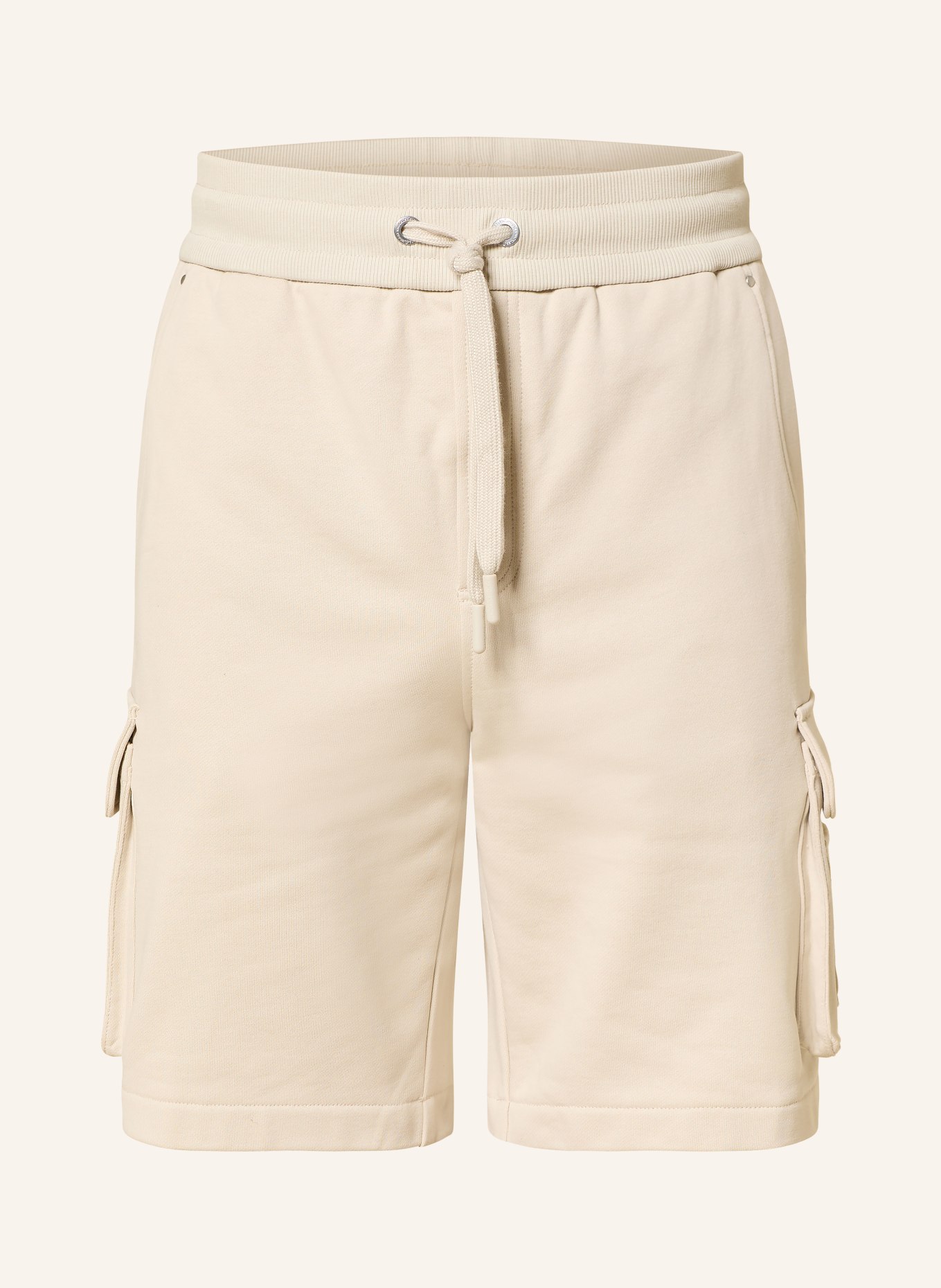 MOOSE KNUCKLES Cargo sweat shorts HARTSFIELD: BEIGE