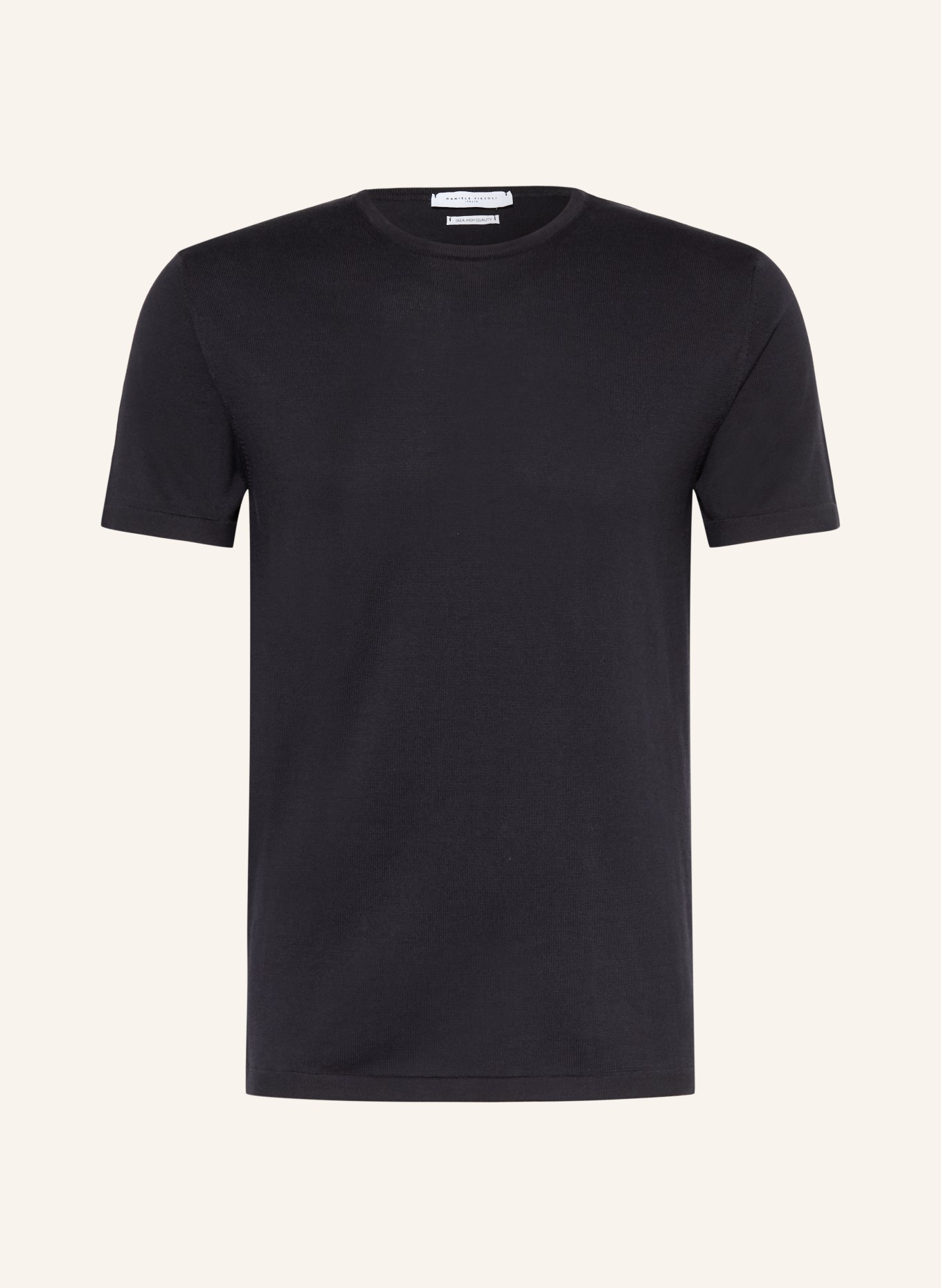 DANIELE FIESOLI Knit shirt: BLACK