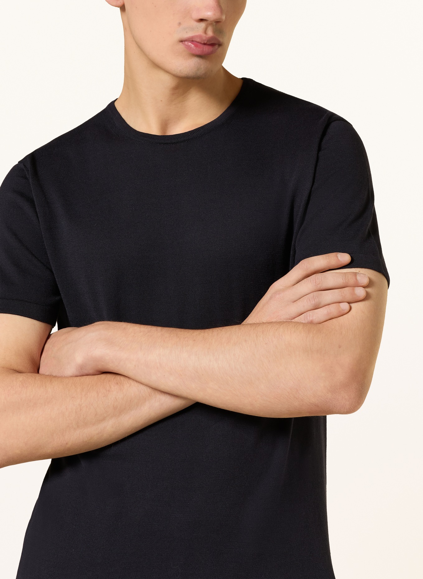 DANIELE FIESOLI Knit shirt: BLACK