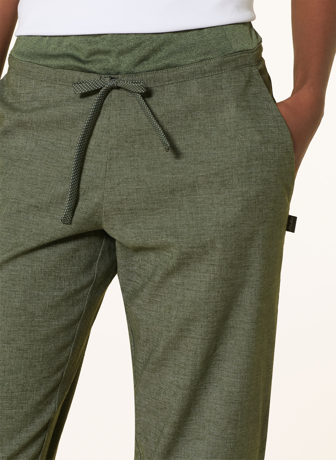 me°ru' Trekkingbroek VALENCE: DONKERGROEN