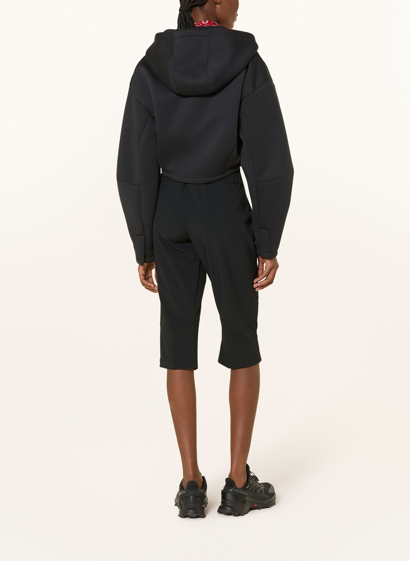 me°ru' 3/4 trekking trousers VALDIVIA: BLACK