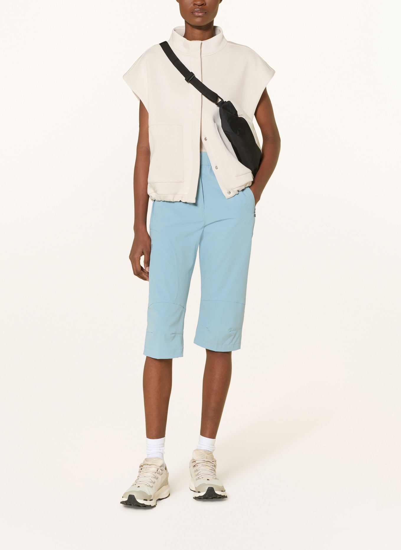 me°ru' 3/4 trekking trousers VALDIVIA: TURQUOISE