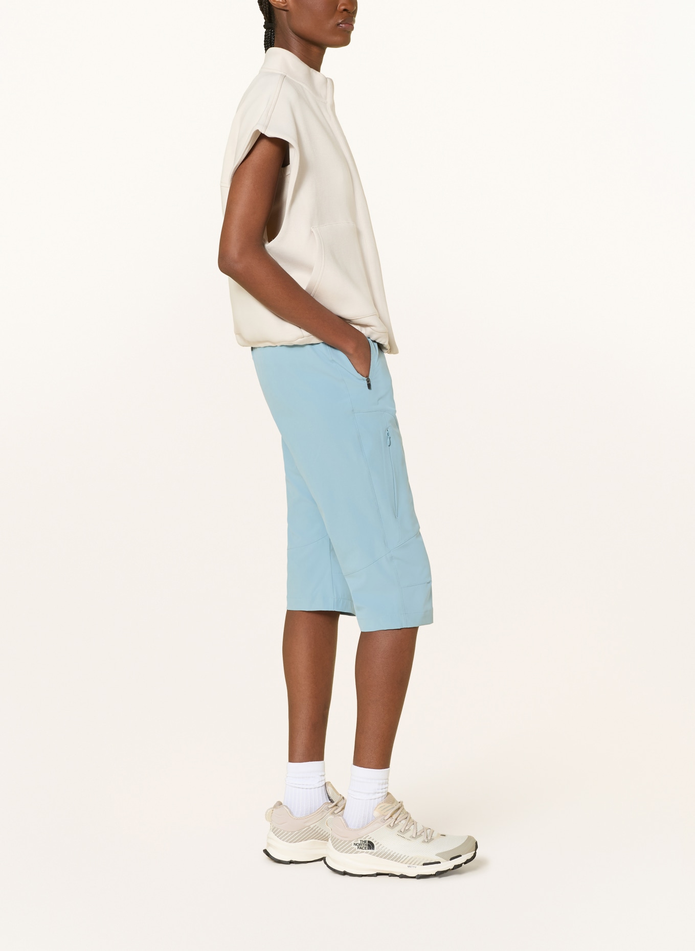 me°ru' 3/4 trekking trousers VALDIVIA: TURQUOISE