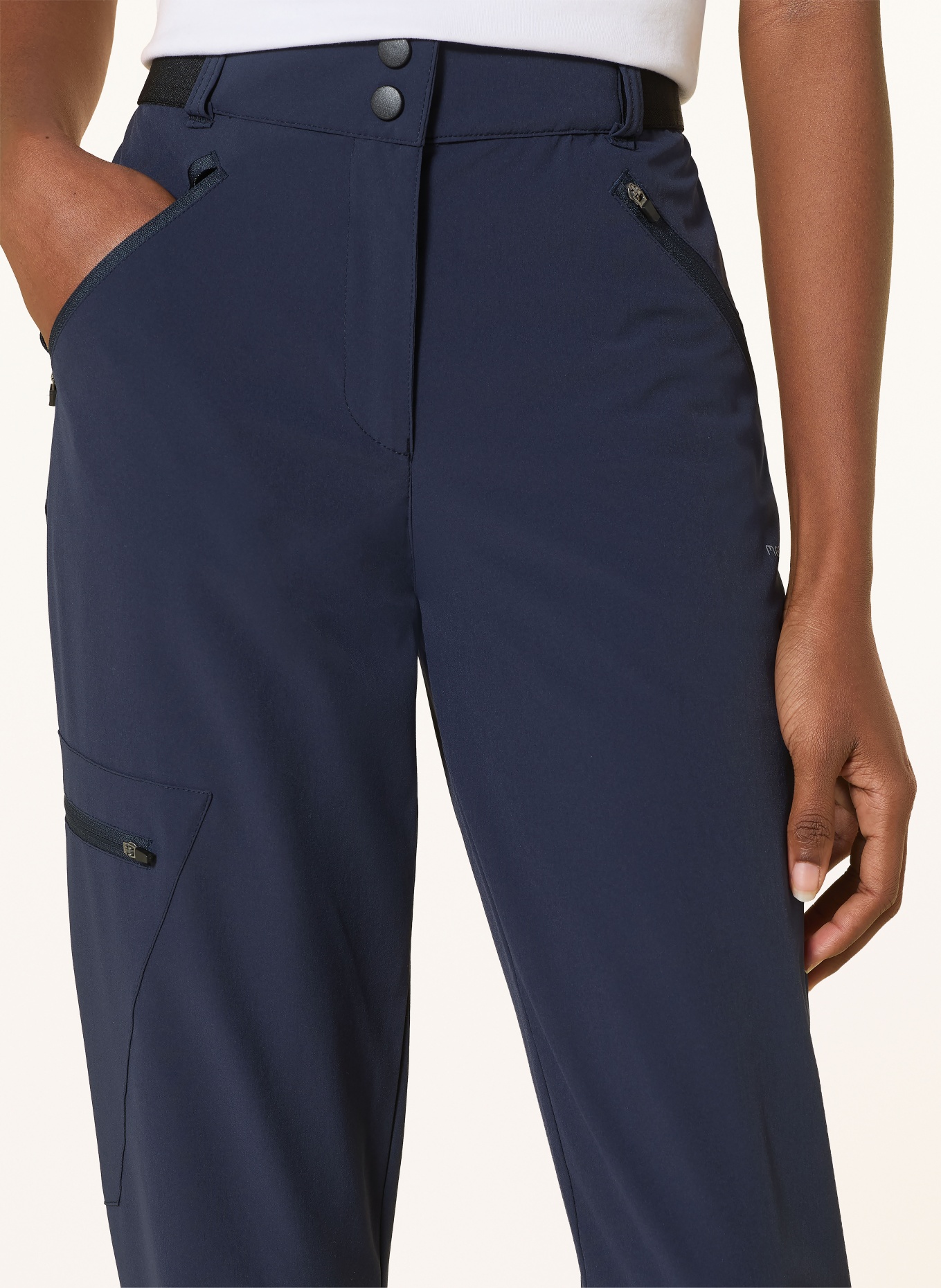 me°ru' Trekking pants SILVES: DARK BLUE