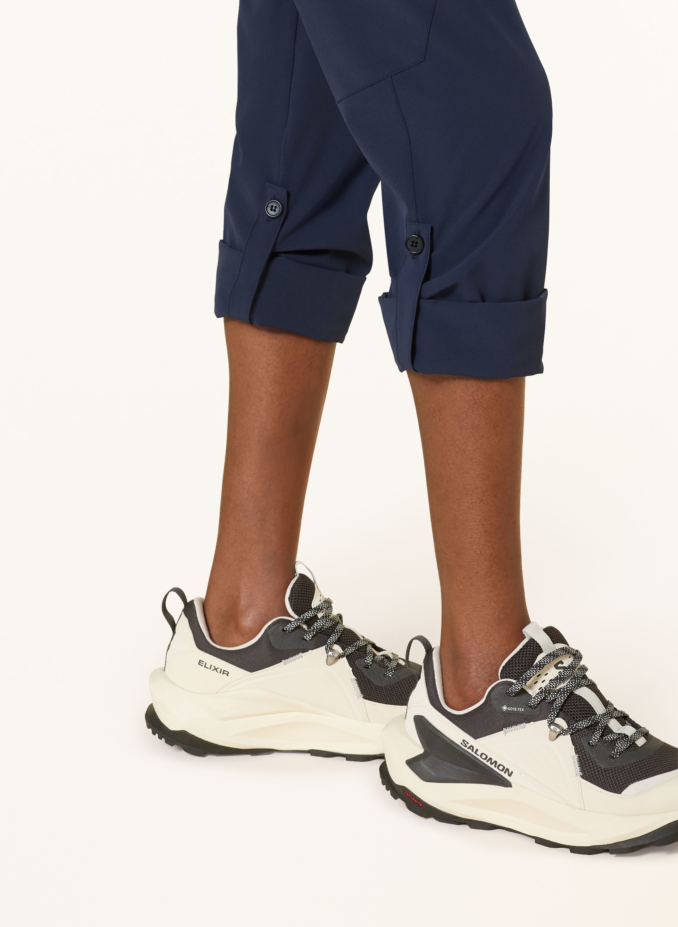 me°ru' Trekking pants SILVES: DARK BLUE