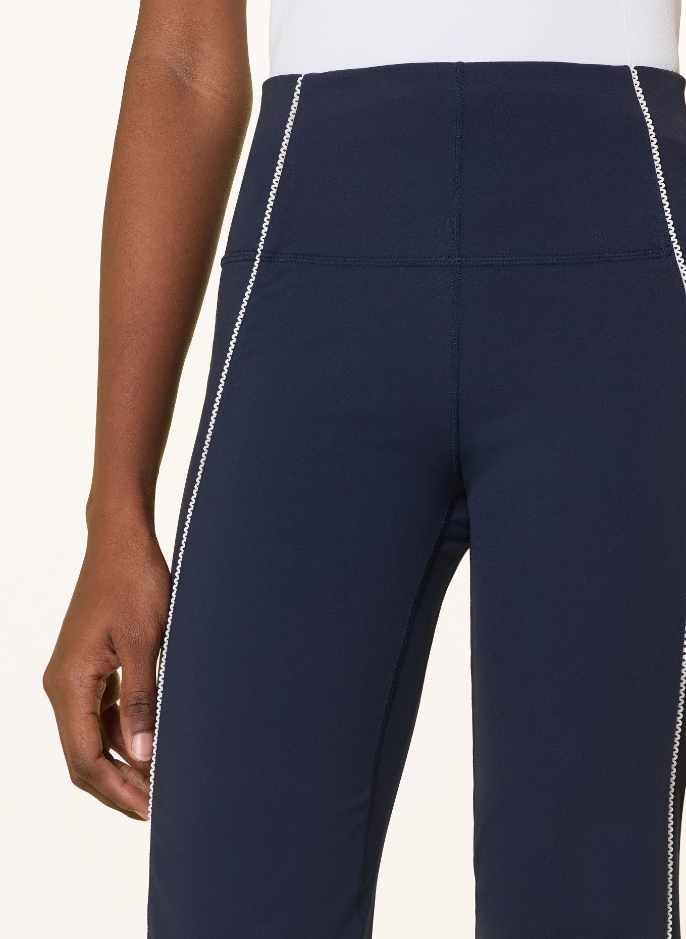 Sweaty Betty Tights: DUNKELBLAU / WEISS