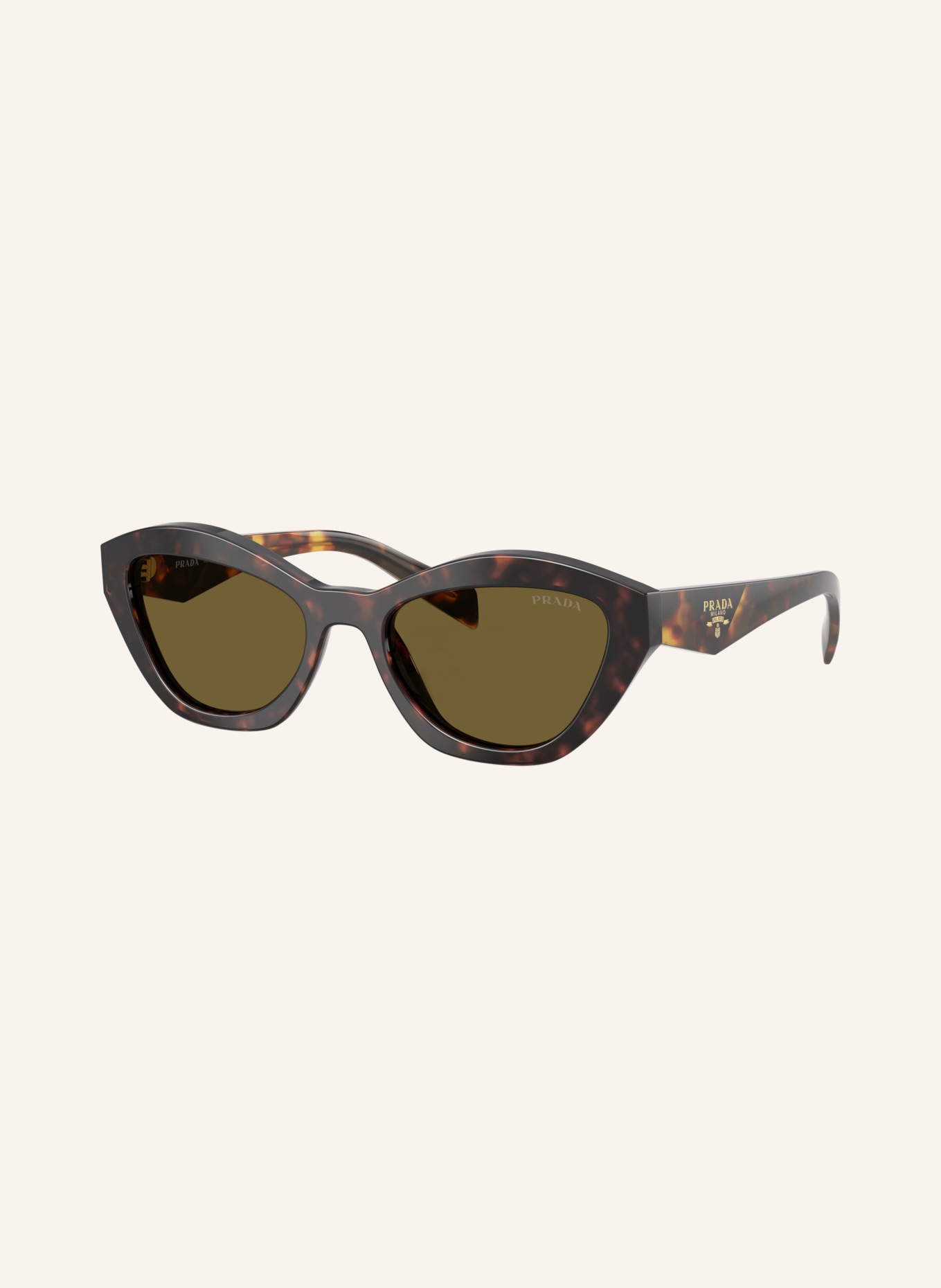 PRADA Lunettes de soleil PR A02S: HAVANA/ MARRON FONCÉ