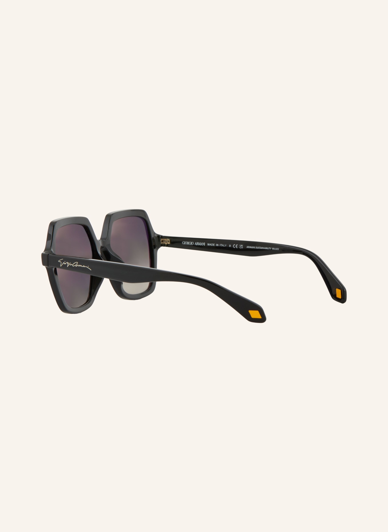 GIORGIO ARMANI Sonnenbrille AR8193U: SCHWARZ/ GRAU VERLAUF