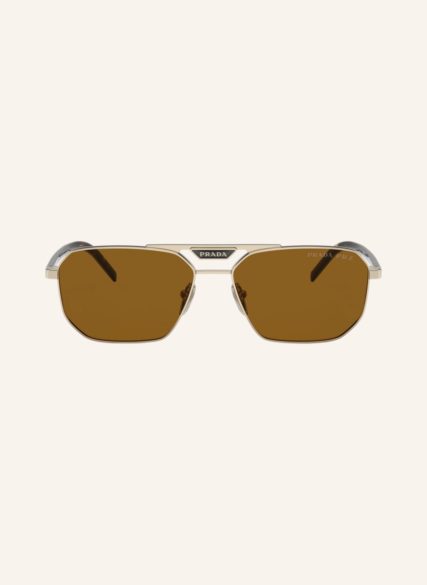 PRADA Lunettes de soleil PR 58YS: OR/MARRON POLARISÉ