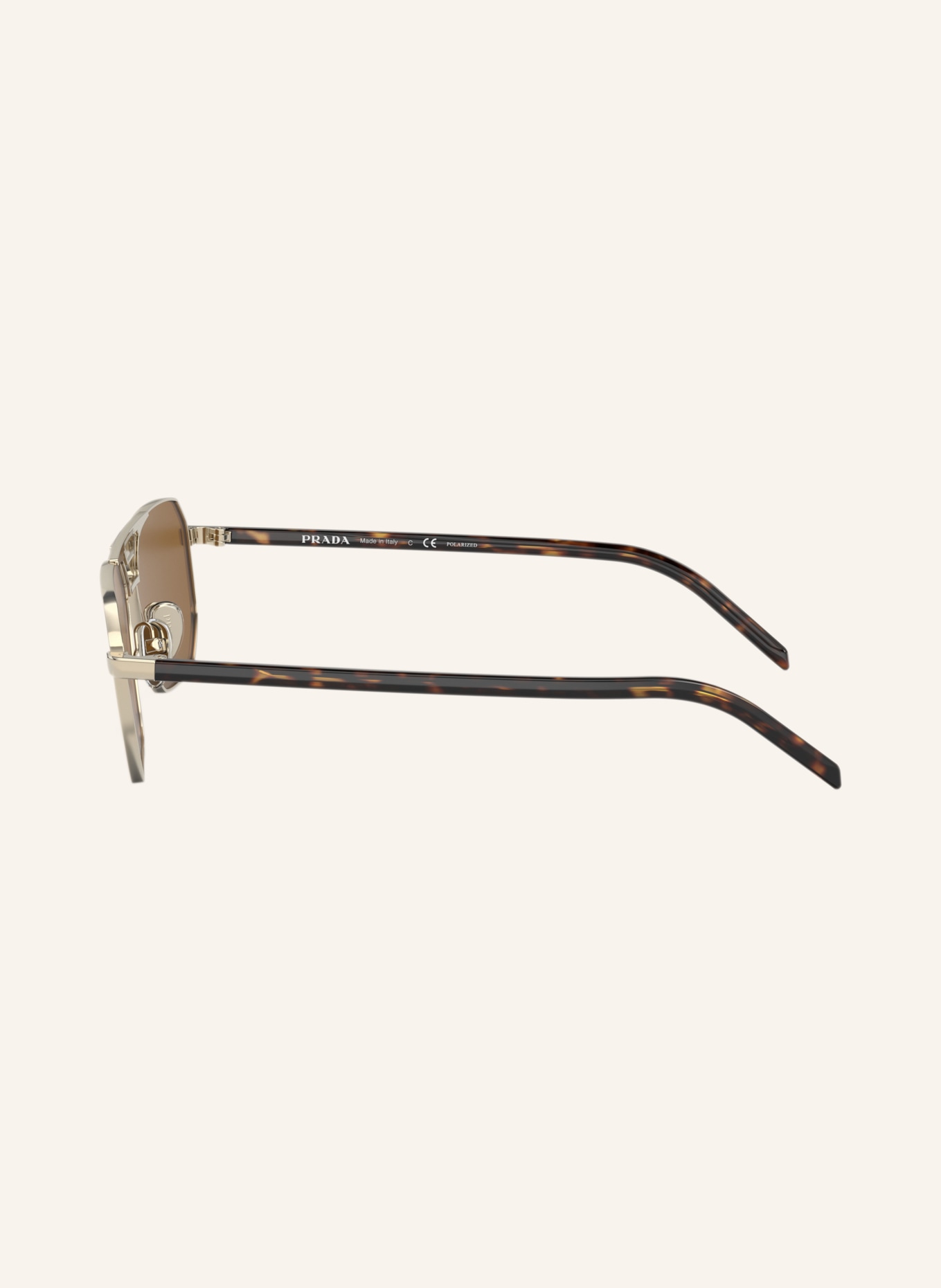 PRADA Lunettes de soleil PR 58YS: OR/MARRON POLARISÉ