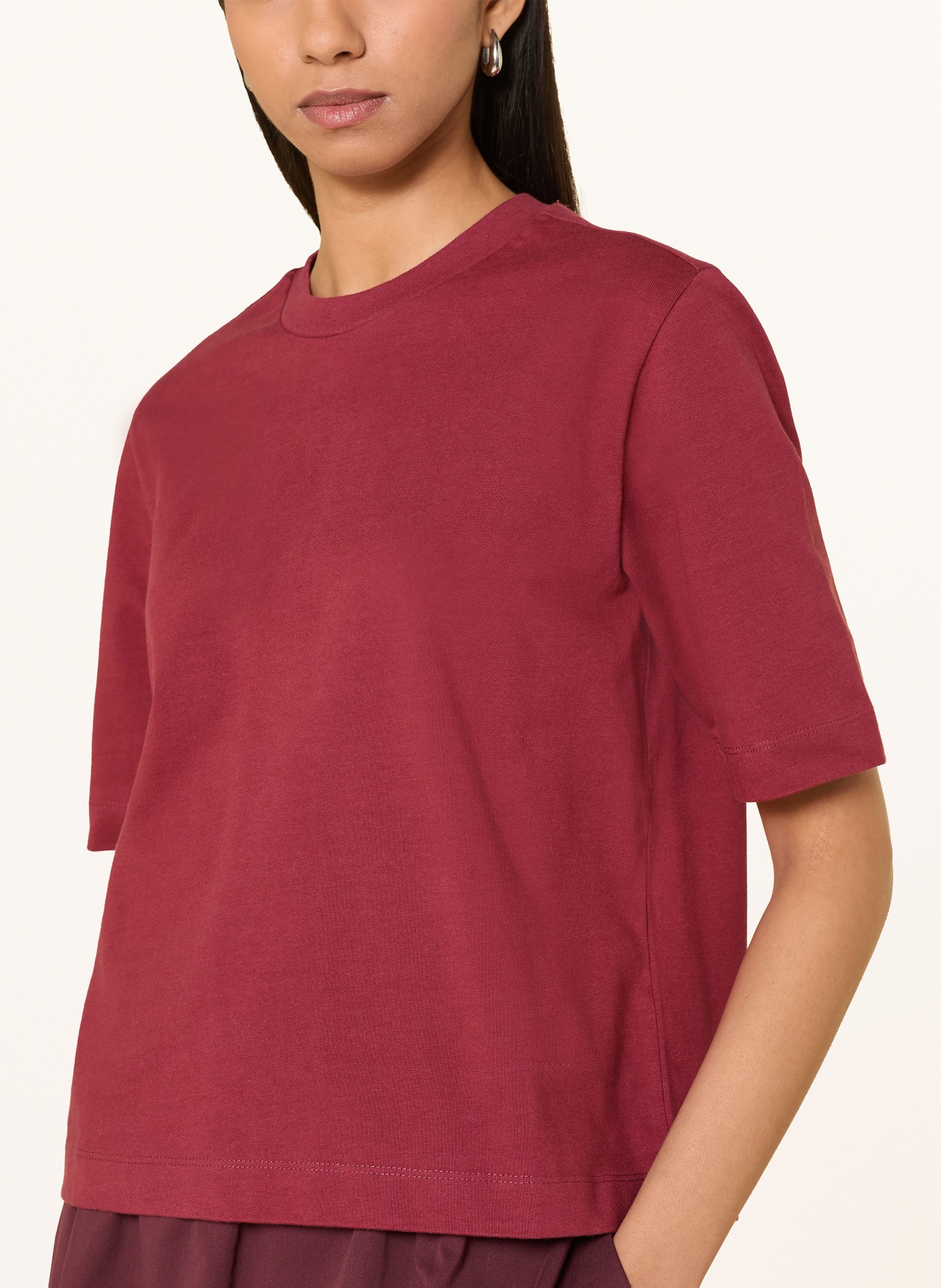 ONLY Tričko: TMAVĚ ČERVENÁ