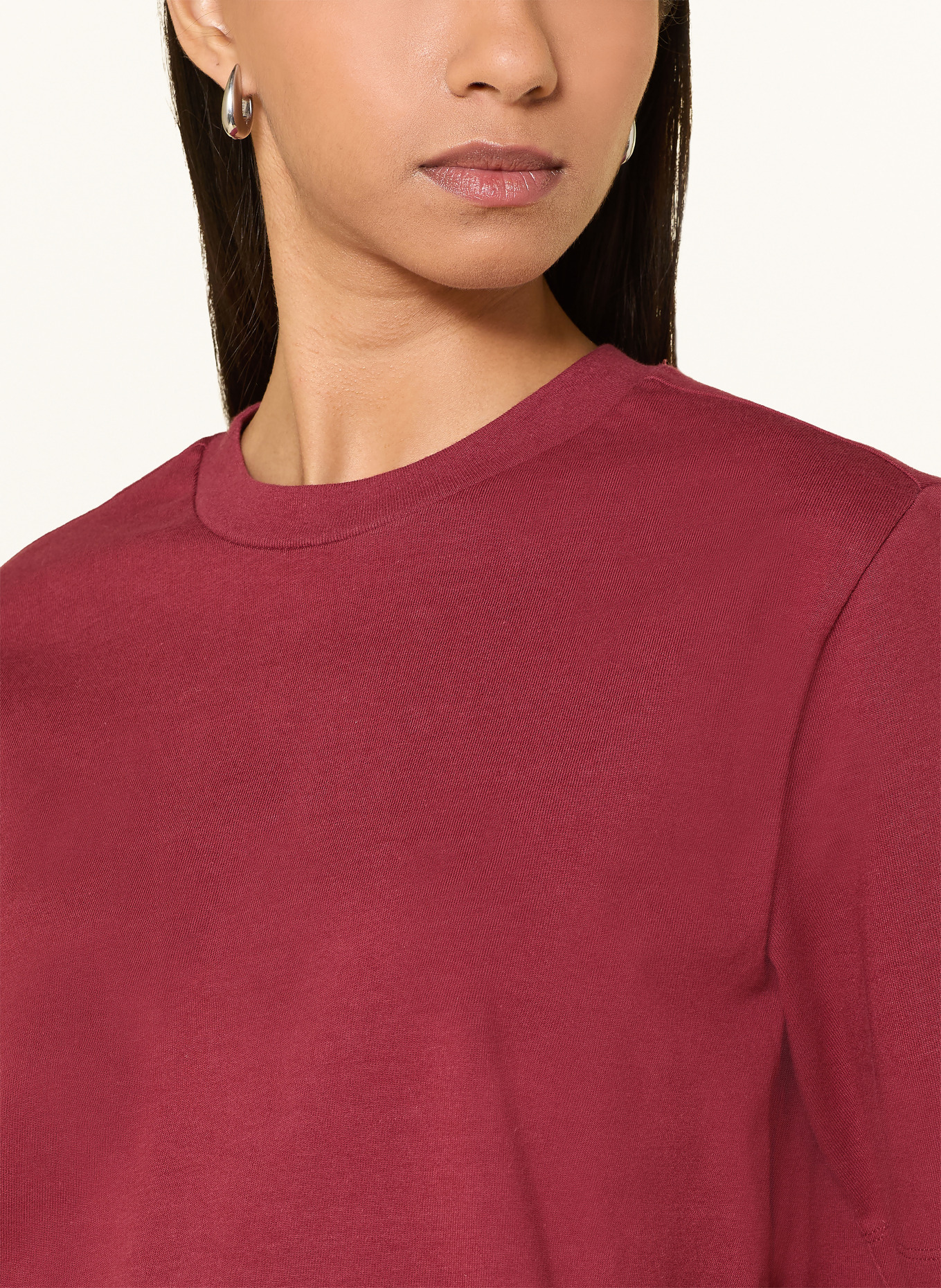 ONLY Tričko: TMAVĚ ČERVENÁ