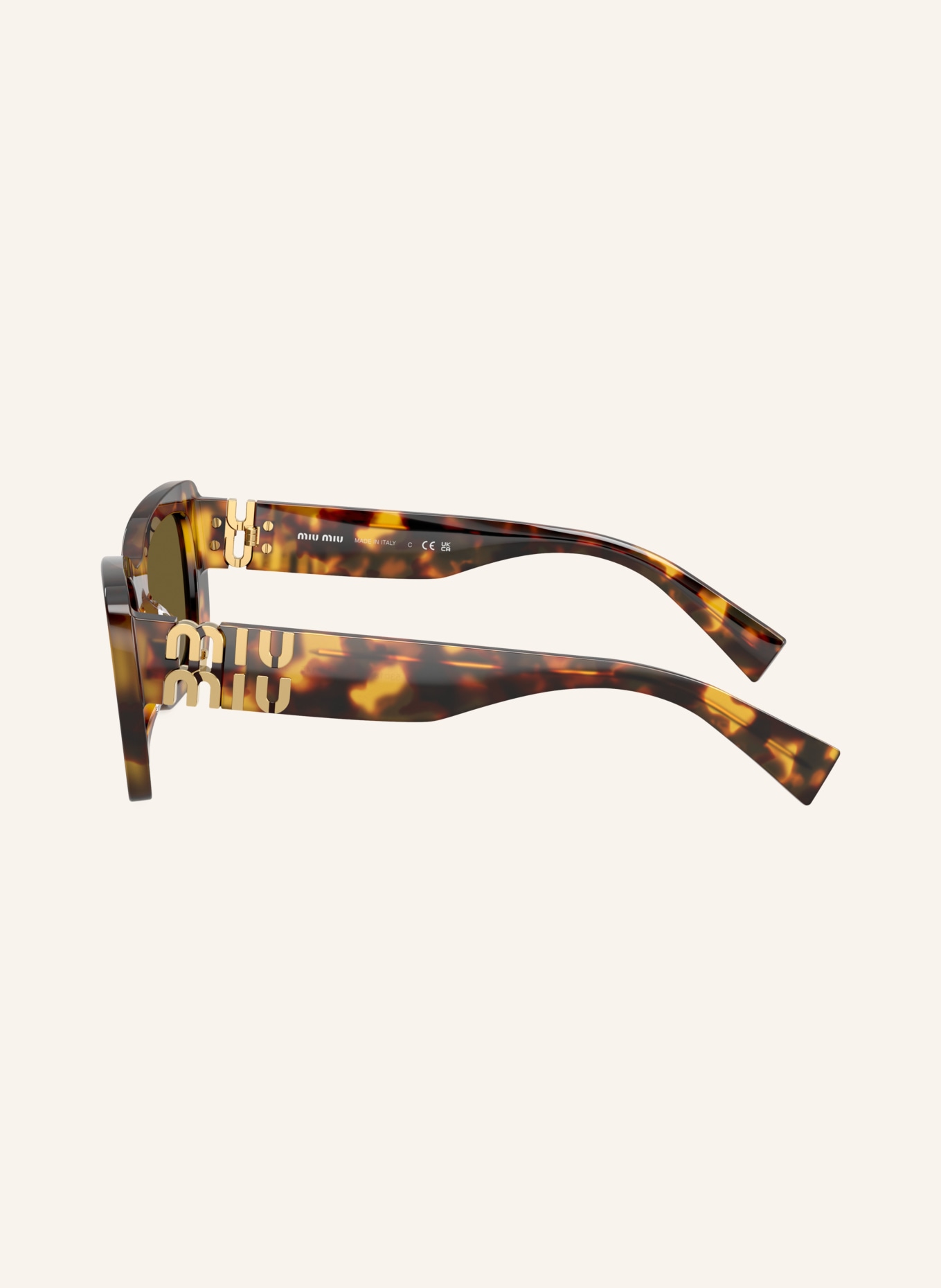 MIU MIU Sunglasses MU 07YS: HAVANA/ DARK BROWN