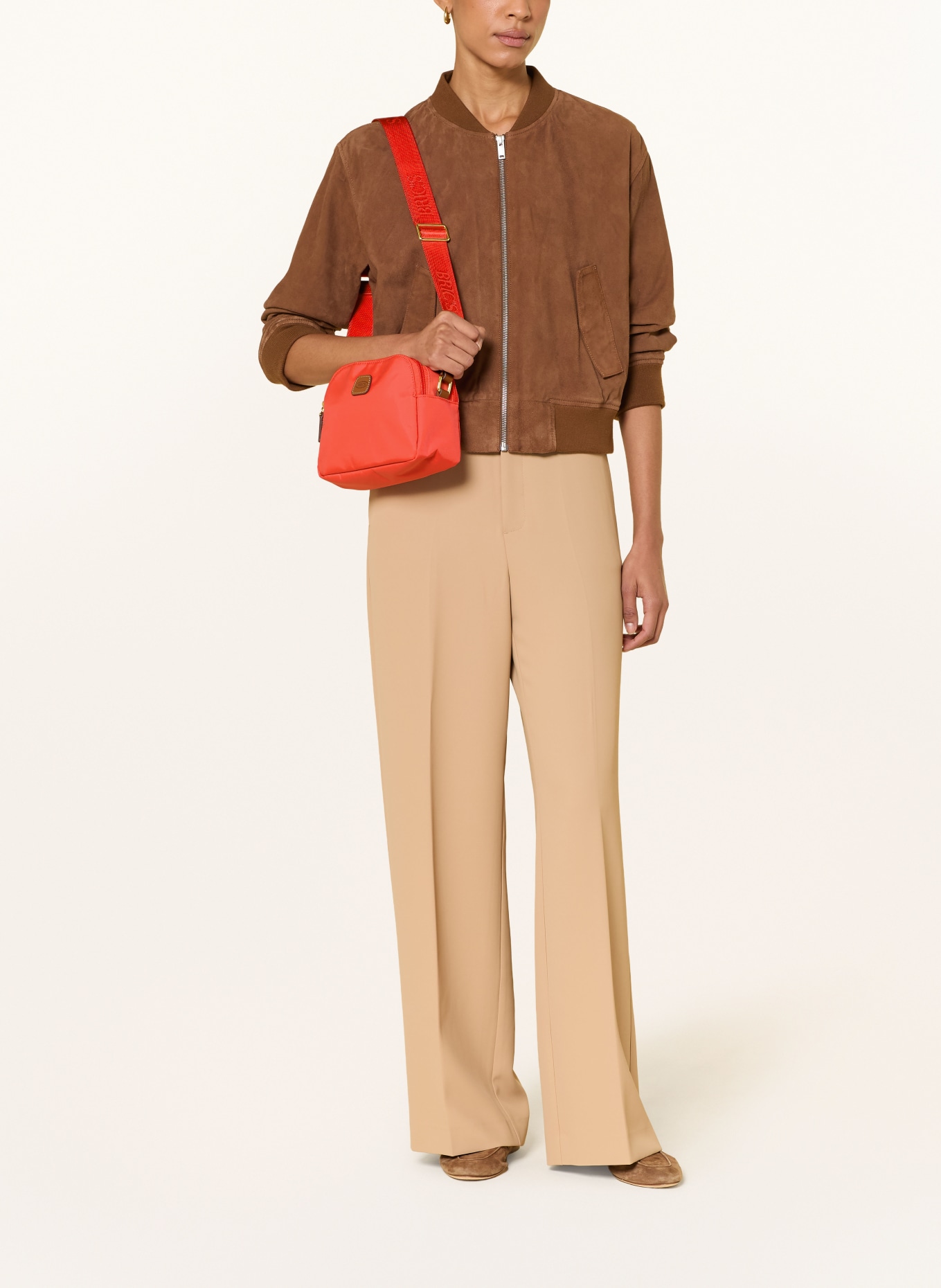 BRIC'S Crossbody bag X-COLLECTION: RED / GOLD / BROWN