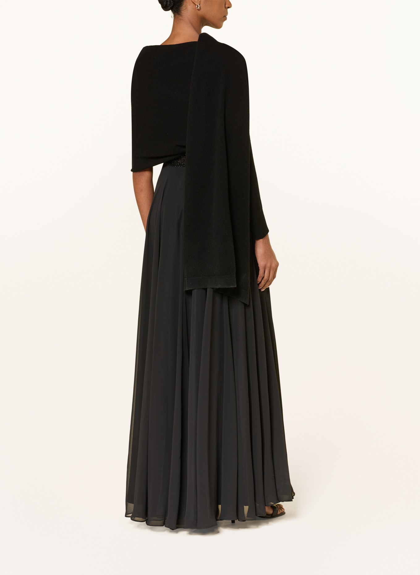 TALBOT RUNHOF Szal z kaszmiru: CZARNY