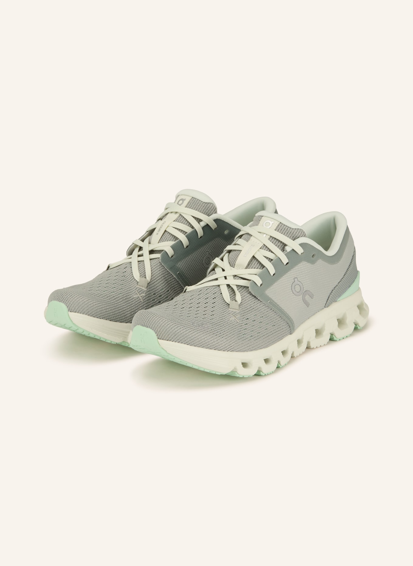 On Buty treningowe CLOUD X4: SZARONIEBIESKI / JASNOZIELONY