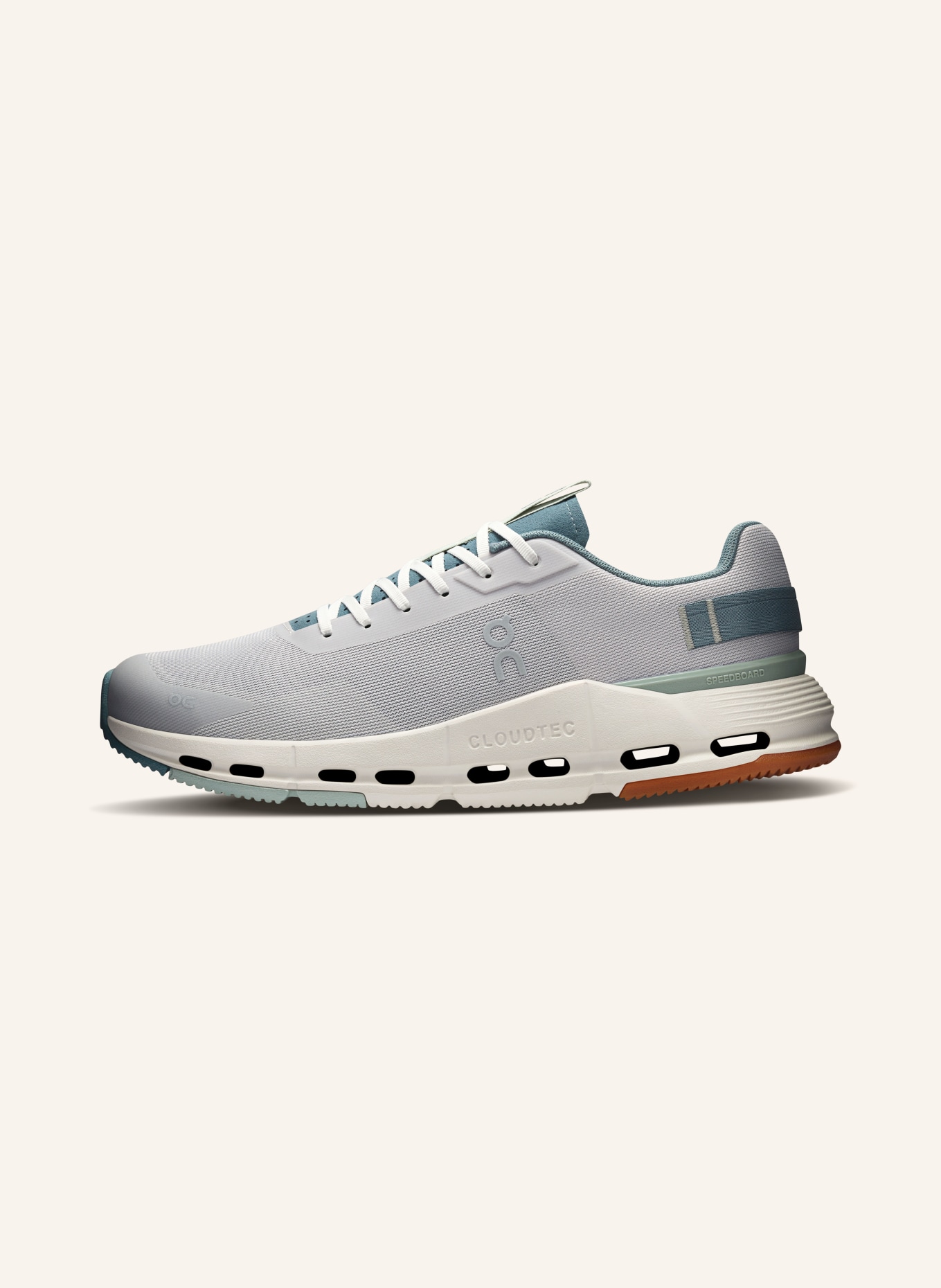 On CLOUDNOVA FORM 2 sneaker: LIGHT GREEN / GREEN