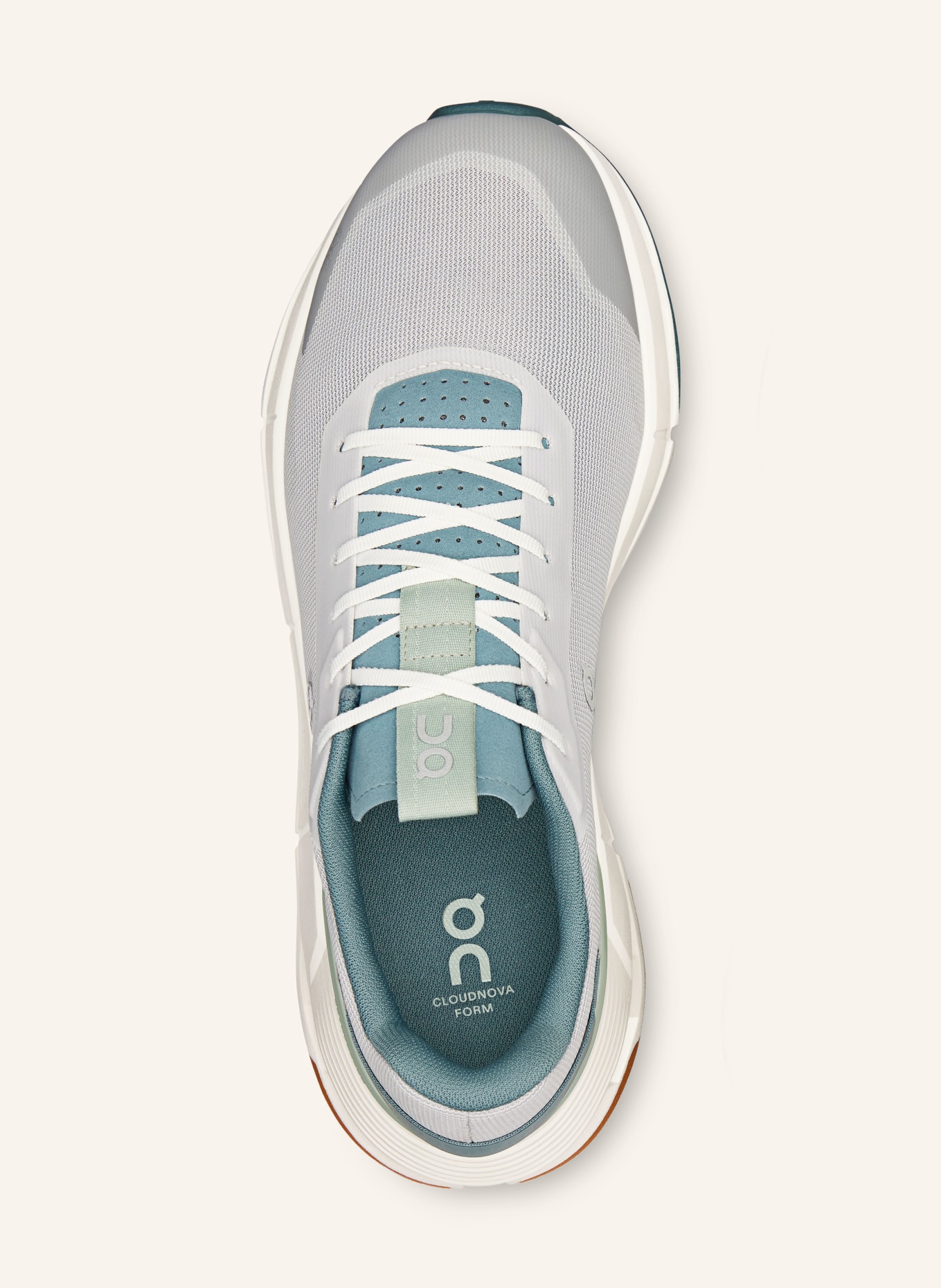 On CLOUDNOVA FORM 2 sneaker: LIGHT GREEN / GREEN