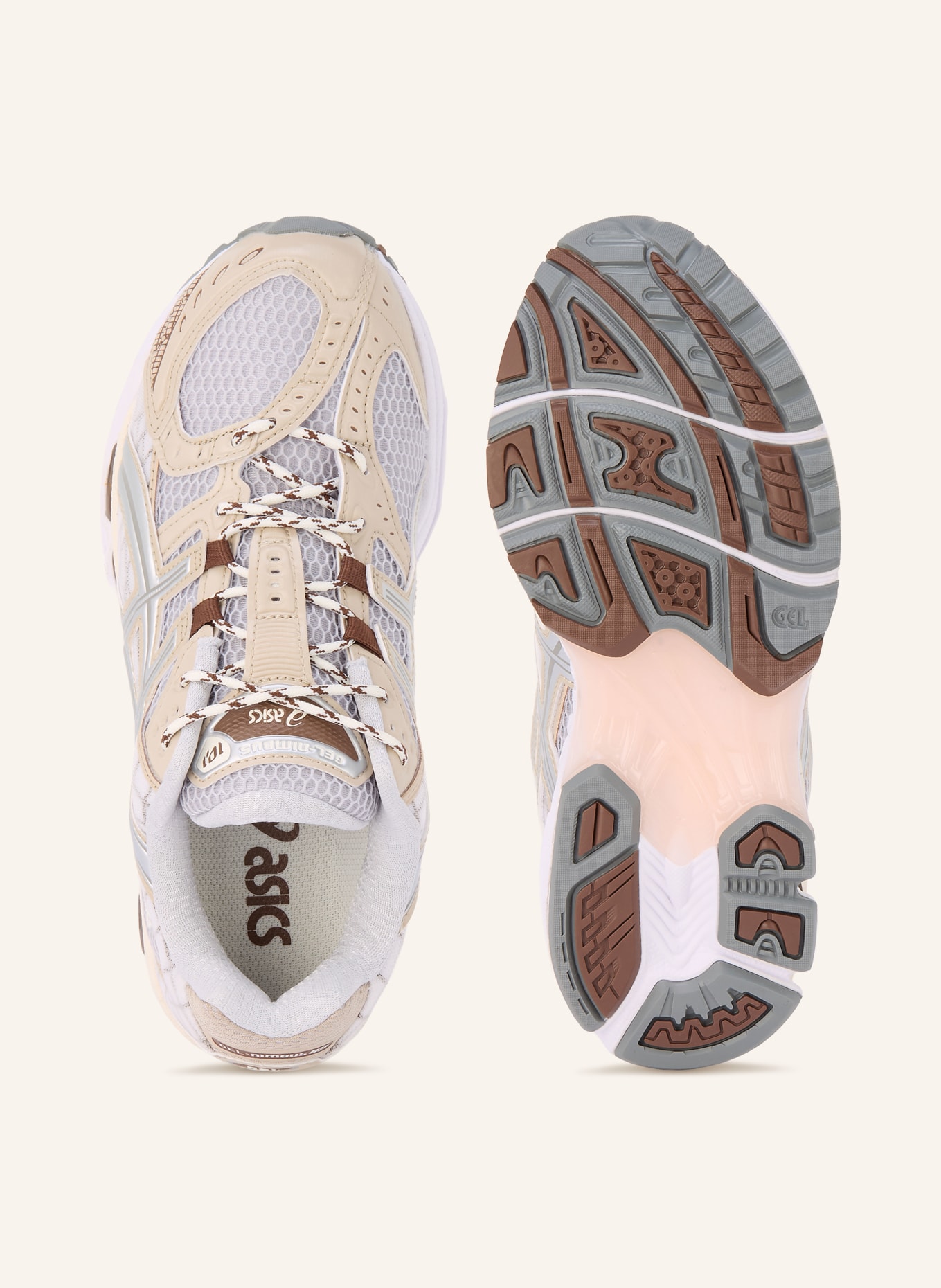 ASICS Sneakers GEL-NIMBUS 10.1: GRAY / SILVER / CREAM