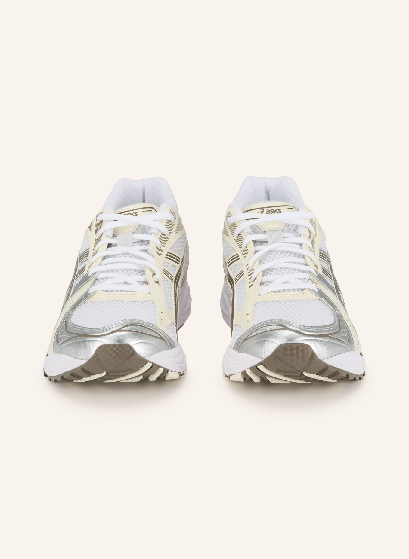 ASICS Sneakersy GEL-KAYANO 14: ECRU / SZAROBRĄZOWY / BIAŁY