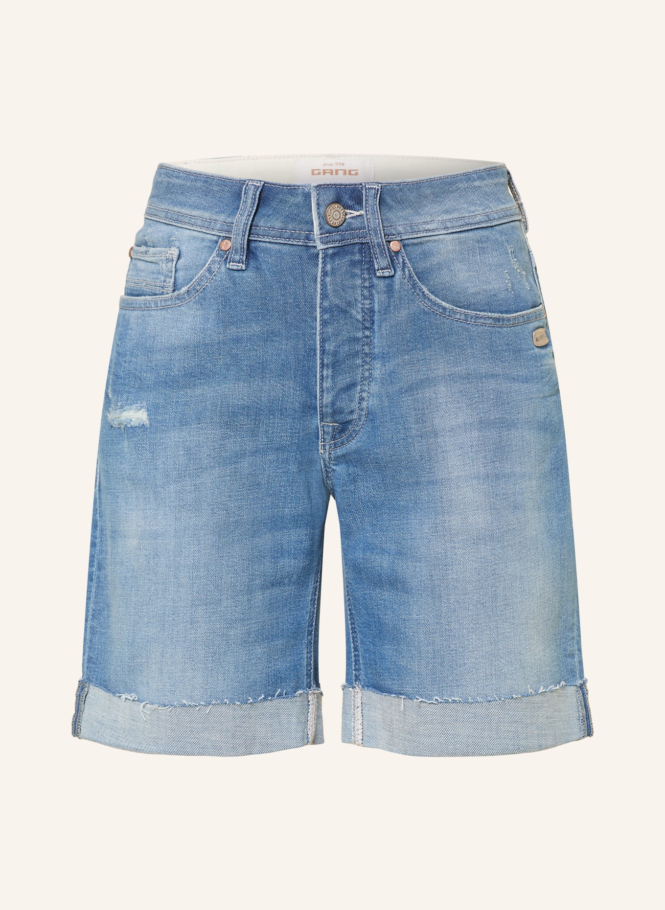 GANG Jeansshorts 94NICA SHORTS: 7779 mid denim used