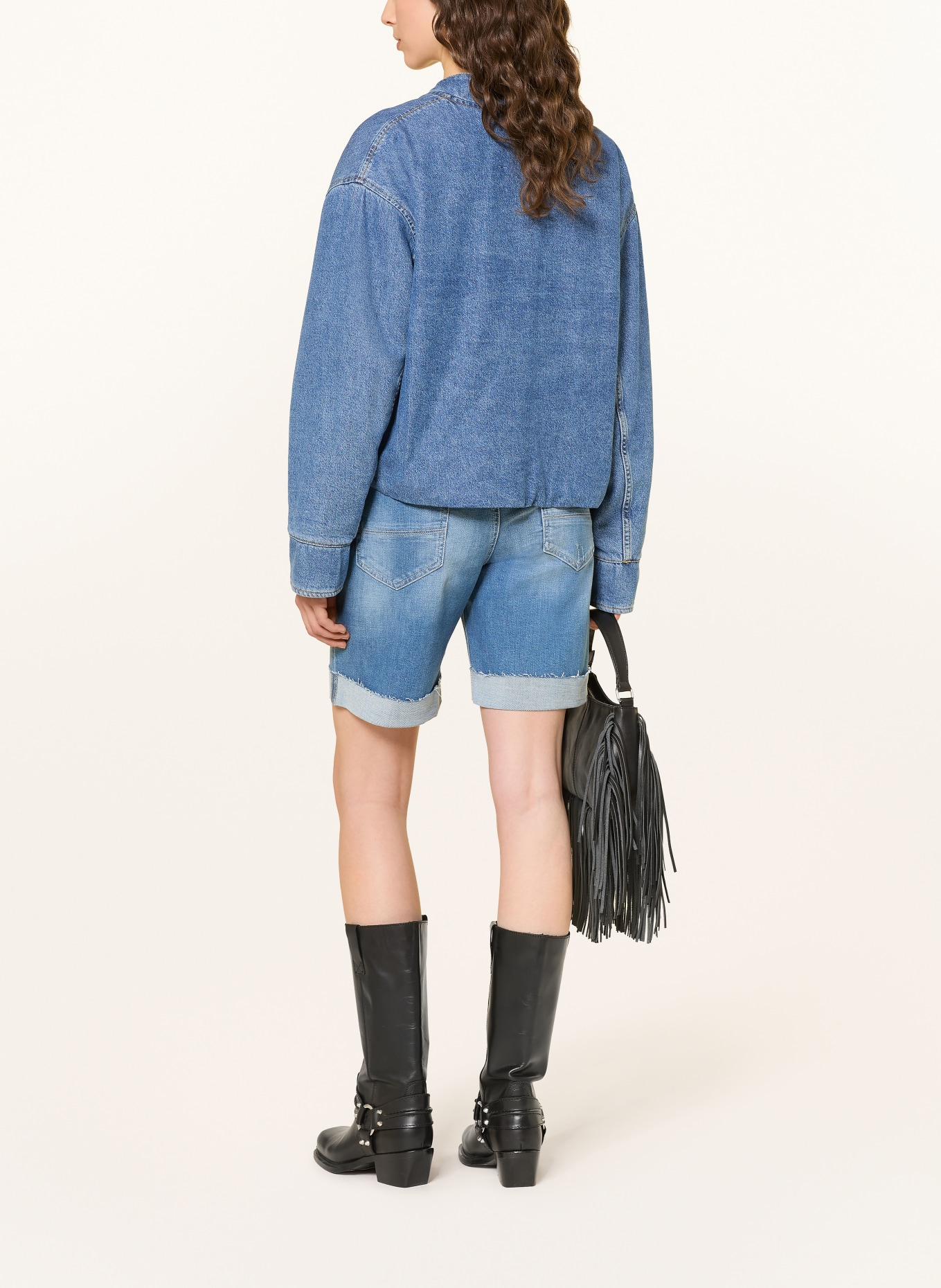 GANG Jeansshorts 94NICA SHORTS: 7779 mid denim used