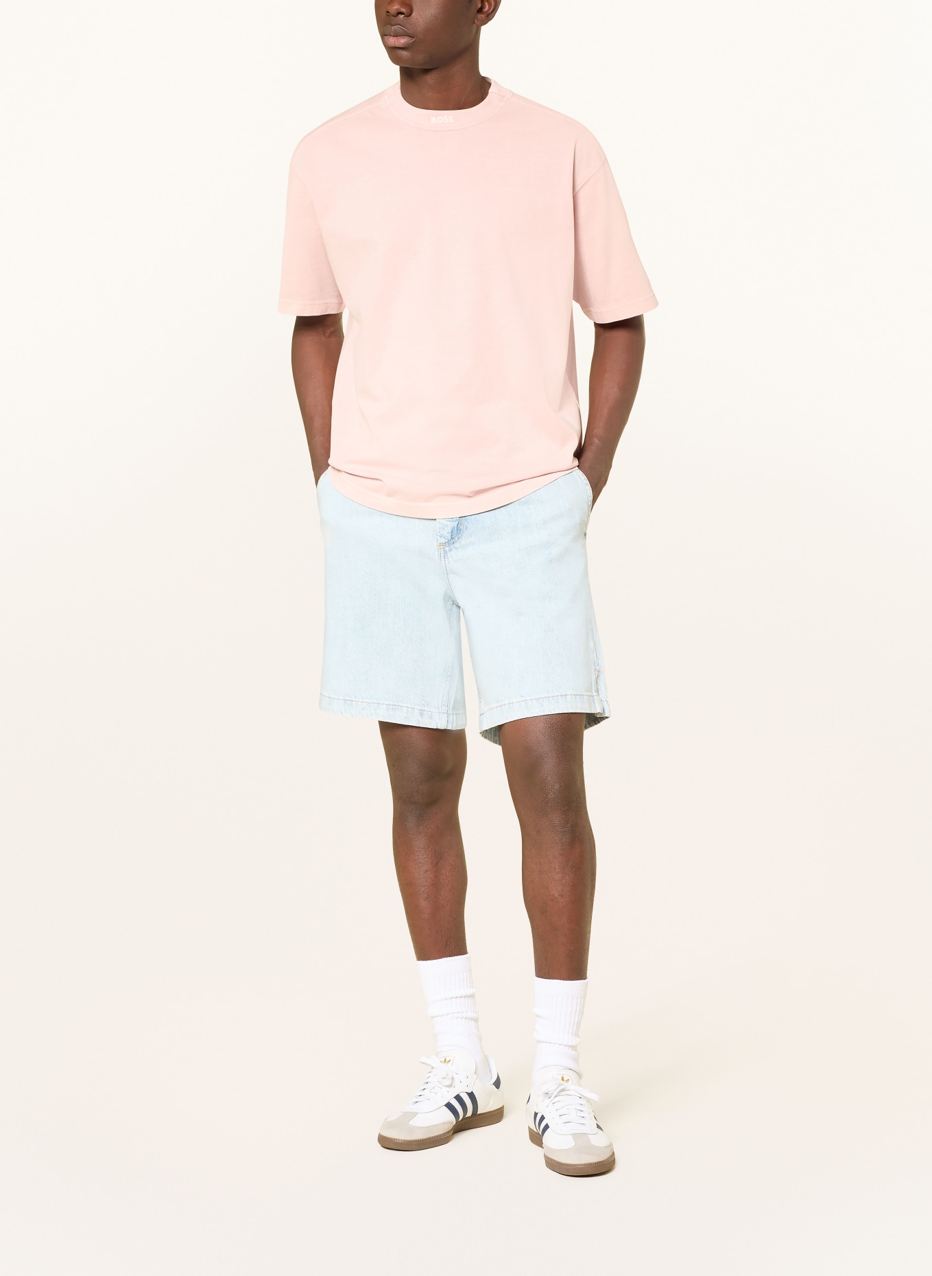 BOSS T-Shirt DYE: ROSÉ