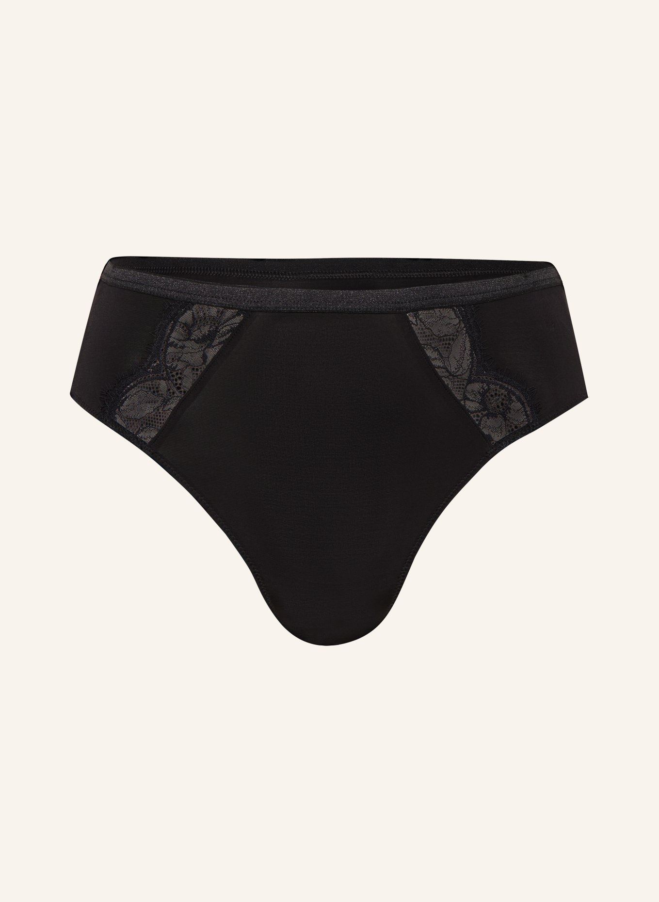 mey Slip taille haute série GRACE: NOIR