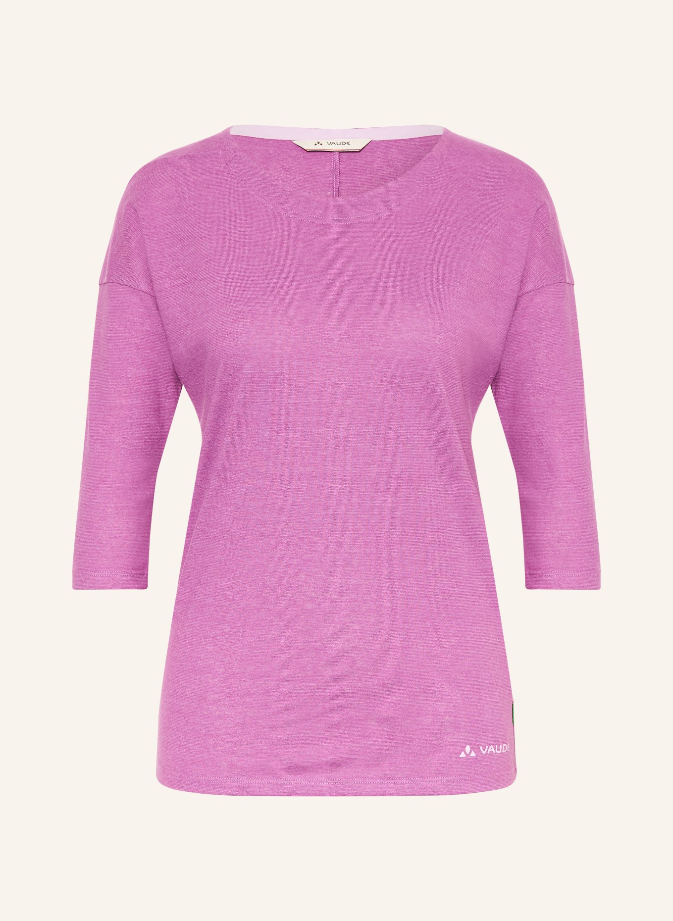 VAUDE T-shirt NEYLAND with 3/4 sleeves: FUCHSIA