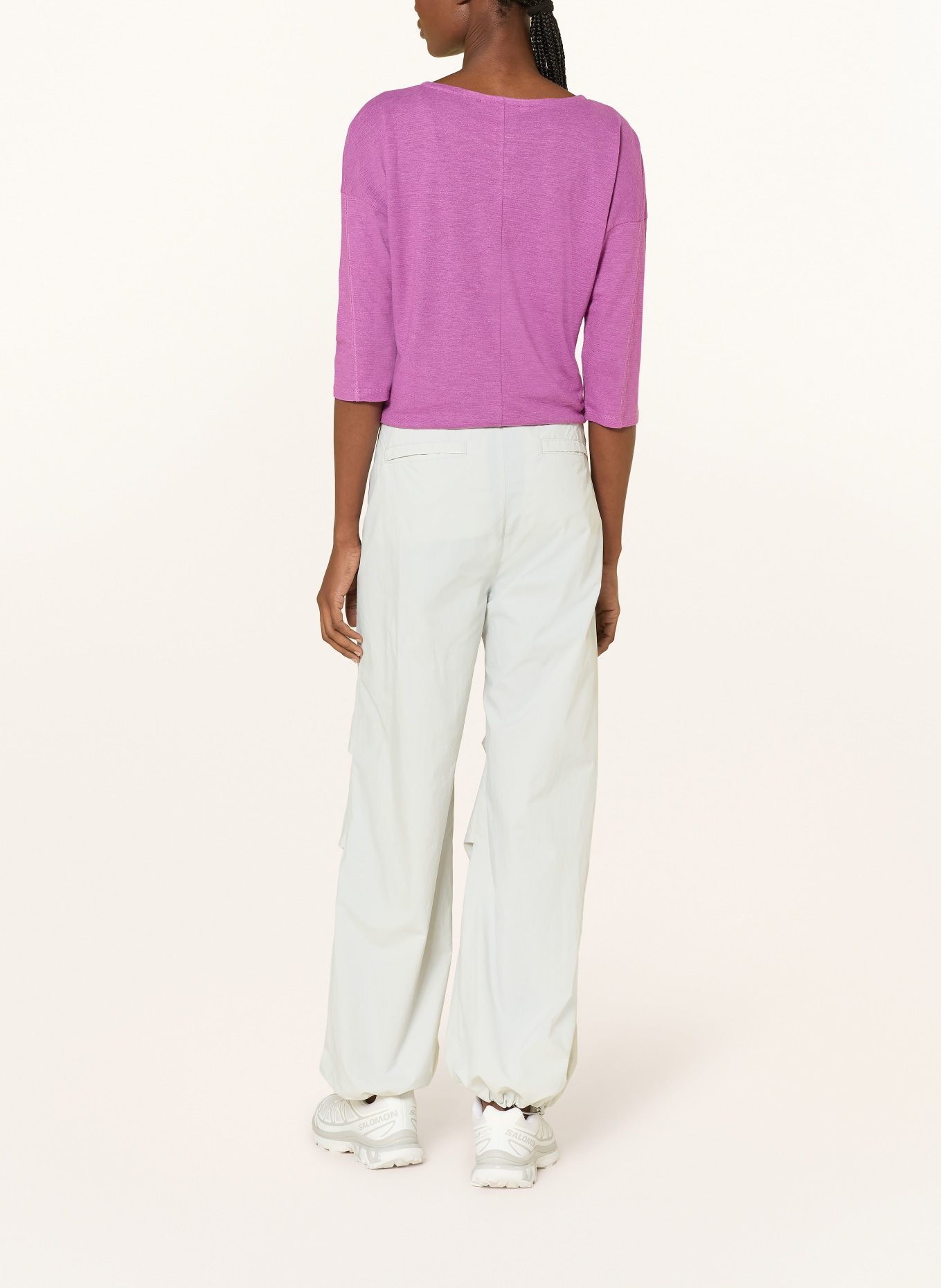 VAUDE T-shirt NEYLAND with 3/4 sleeves: FUCHSIA