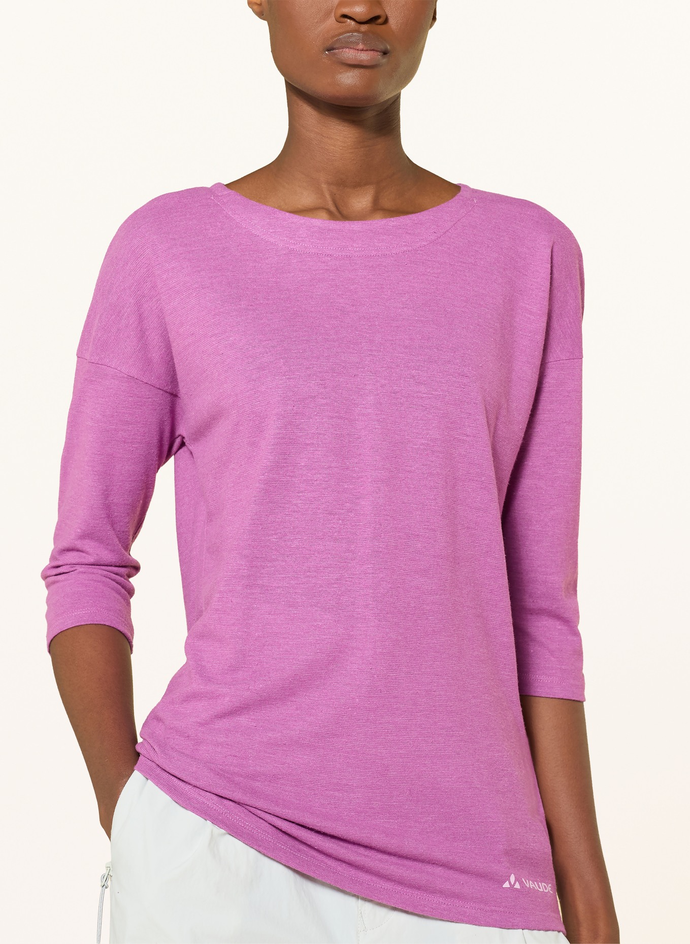 VAUDE T-shirt NEYLAND with 3/4 sleeves: FUCHSIA