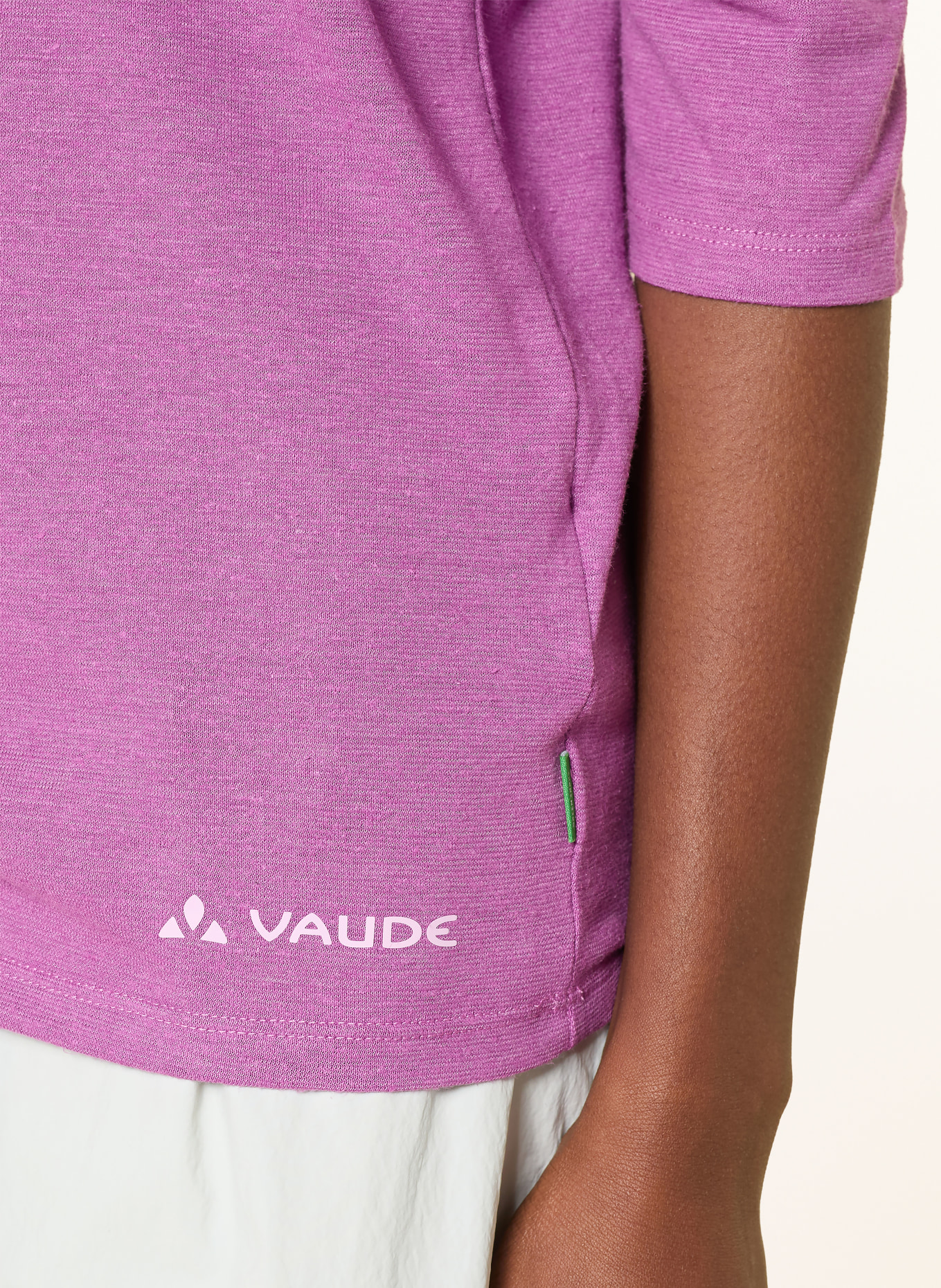VAUDE T-shirt NEYLAND with 3/4 sleeves: FUCHSIA