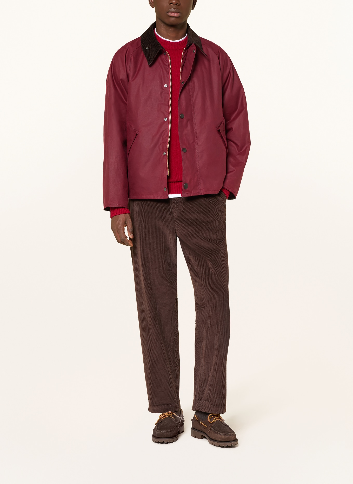 Barbour Cordchino STRETCH: DUNKELBRAUN