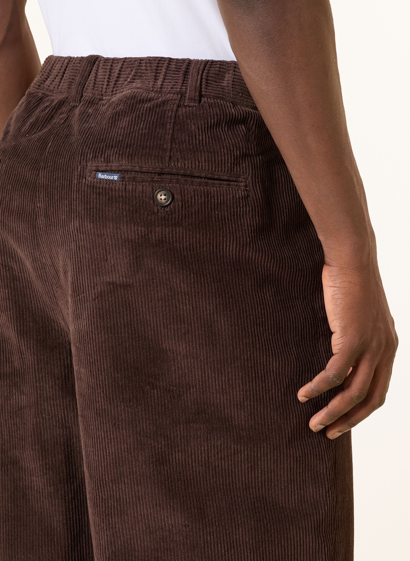 Barbour Cordchino STRETCH: DUNKELBRAUN