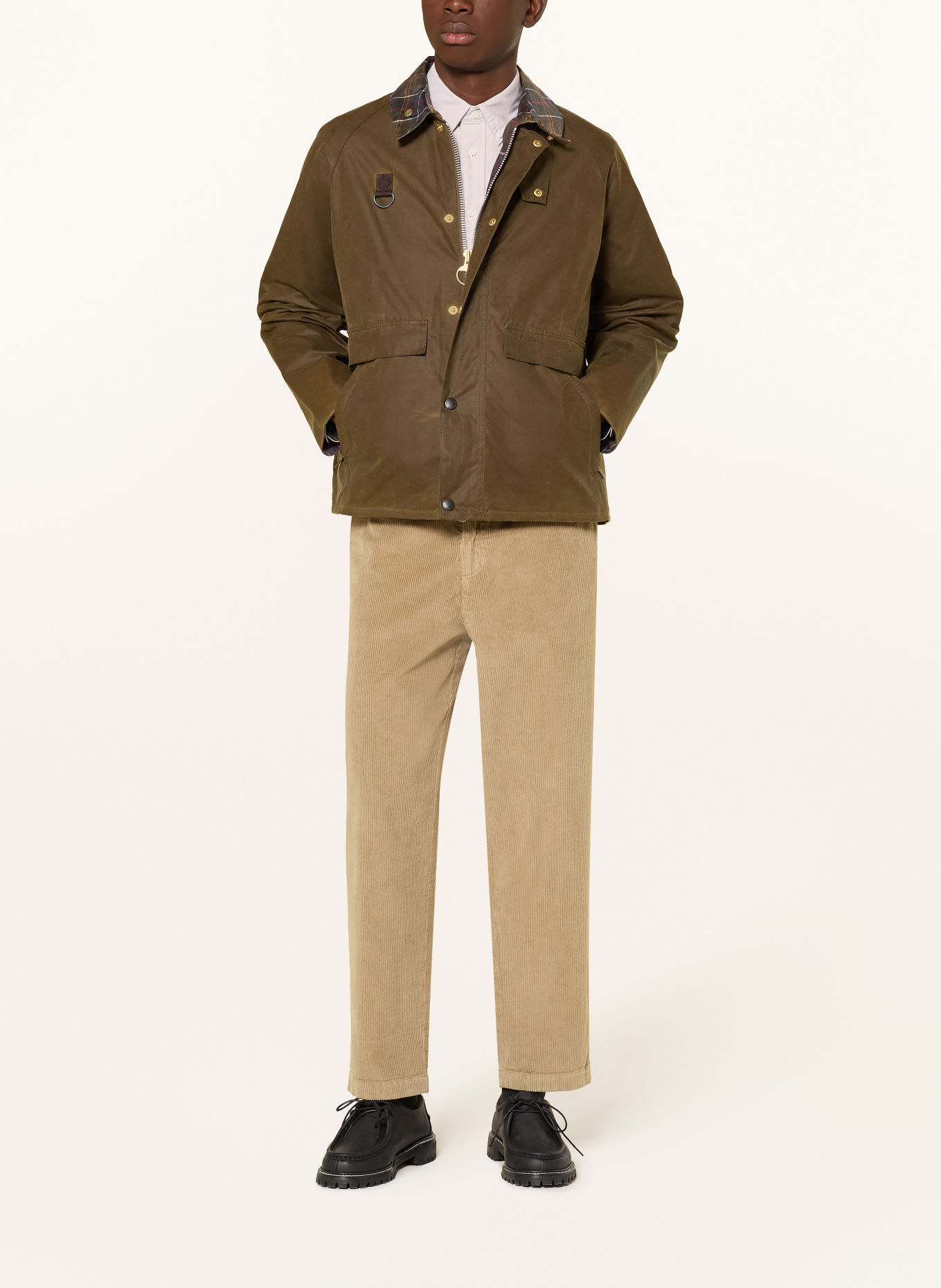 Barbour Cordchino STRETCH: HELLBRAUN